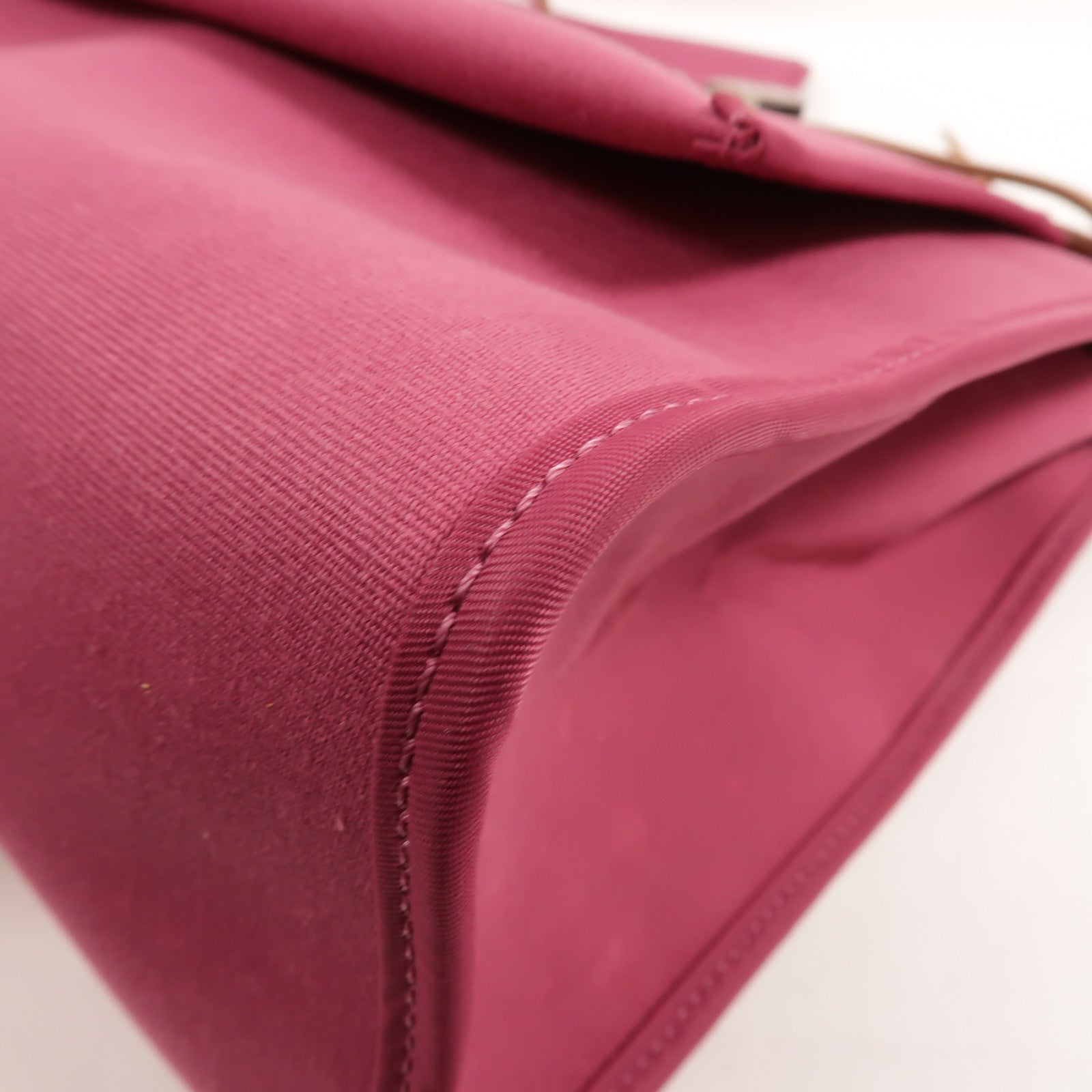 HERMES 帆布Herbag PM手挽肩背兩用袋Fuchsia