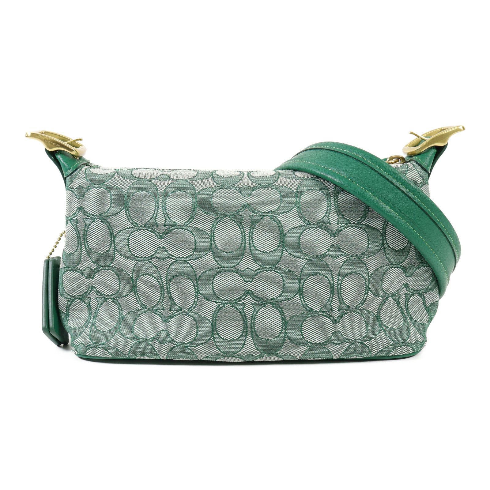 COACH 牛皮皮革Shoulder Bag金扣肩背袋