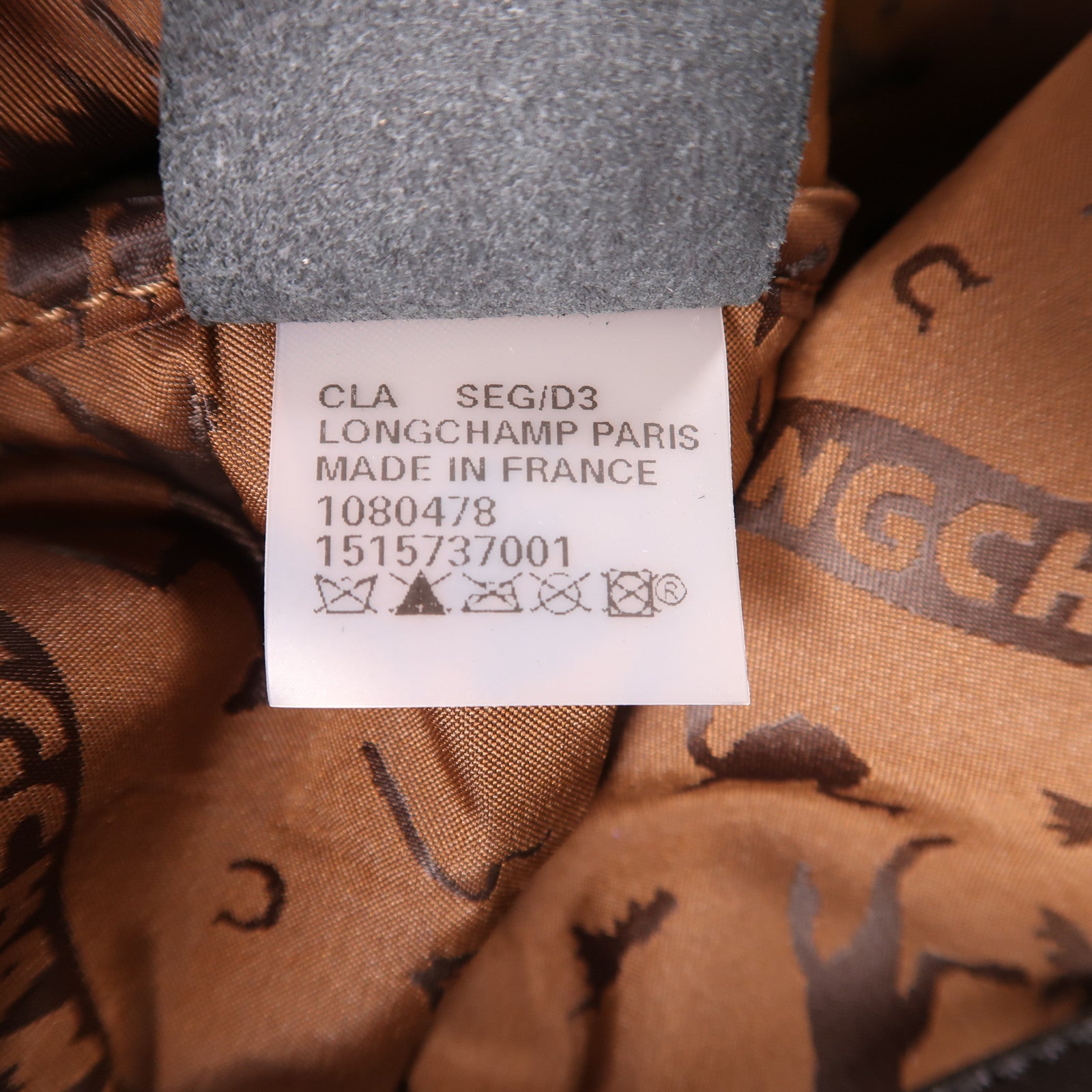 Longchamp 羊皮皮革Shoulder Bag銀扣手挽肩背兩用袋黑色