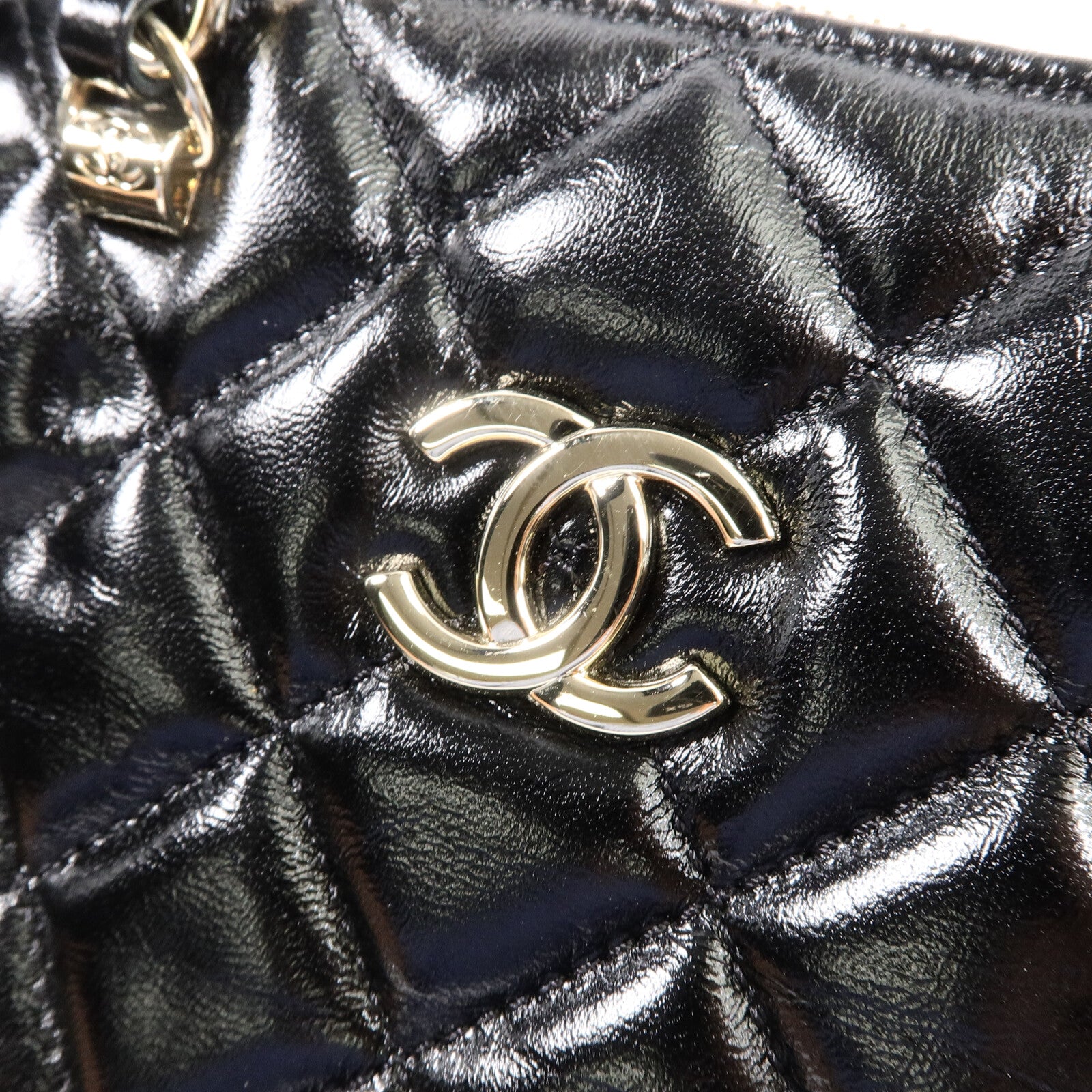 CHANEL 羊皮皮革2 Way Shoulder Bag鏈帶肩背袋