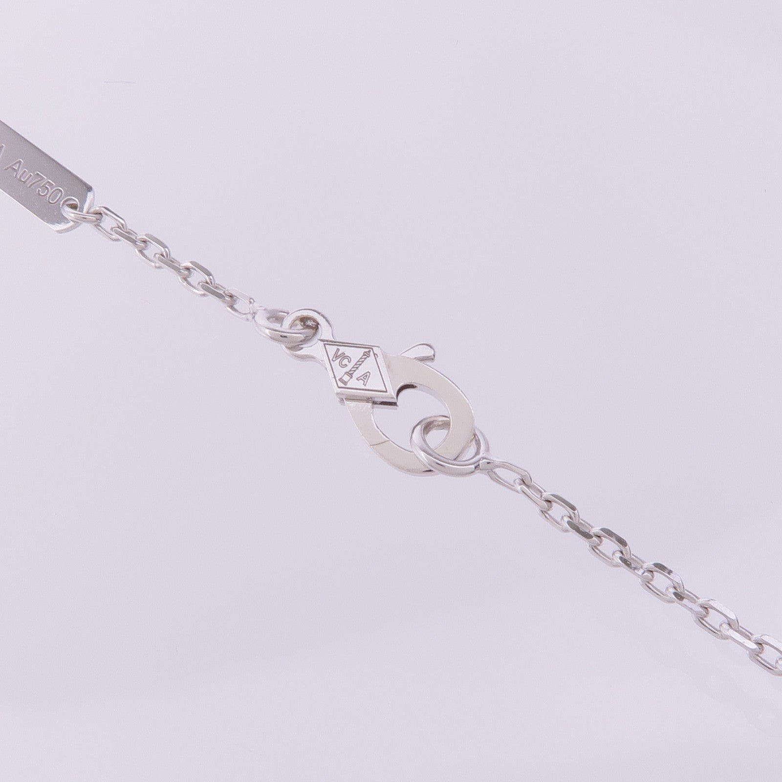 Van Cleef & Arpels 18K白金Two Butterfly Pendant鑽石項鍊