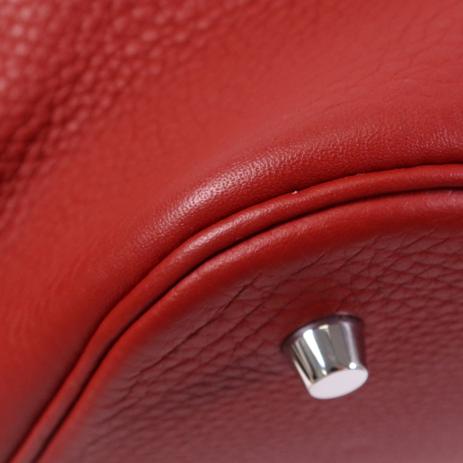 HERMES Clemence皮革Picotin GM銀扣手挽袋