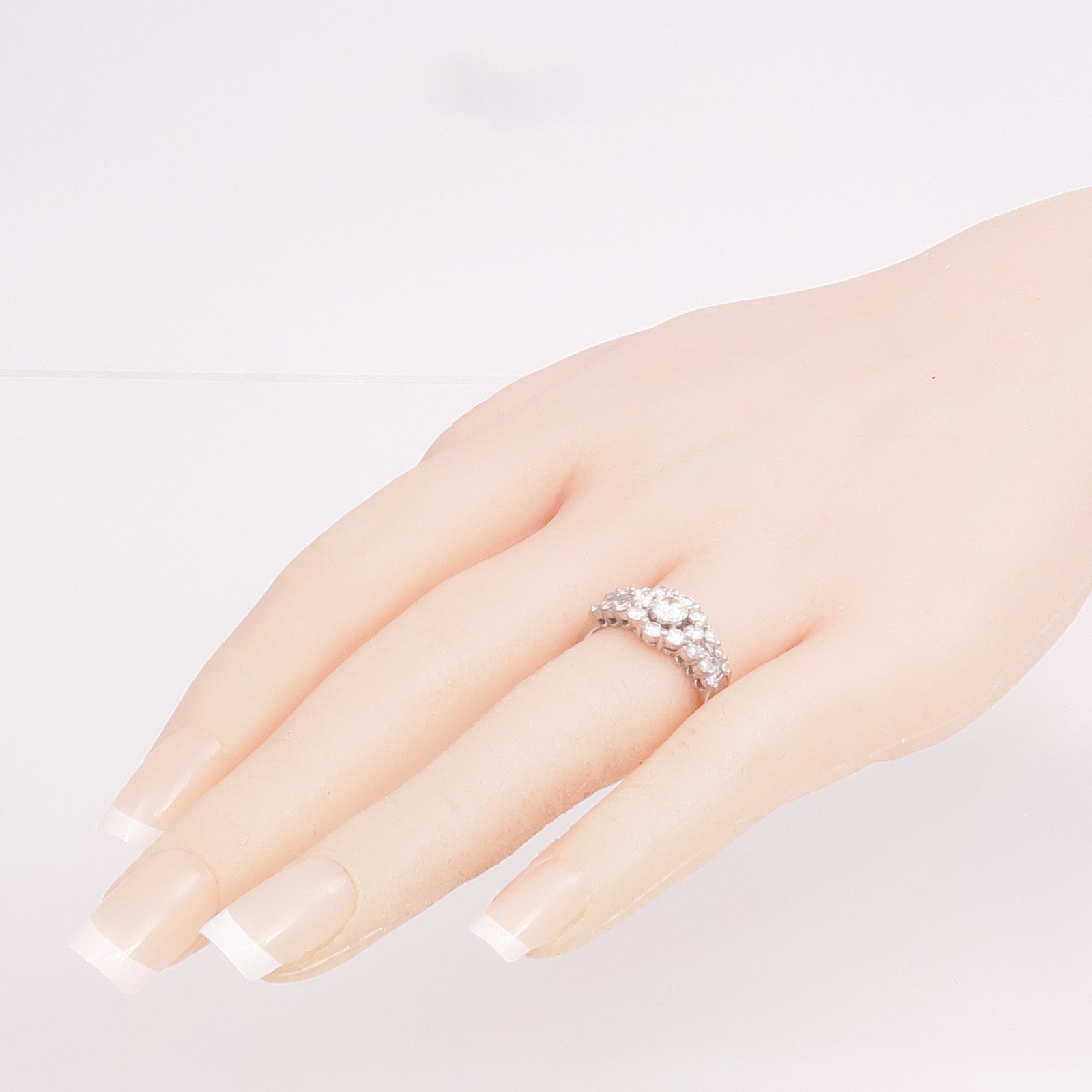 JEWELRY 【激減優惠】PT900鉑金Diamond Ring鑽石戒指US#7