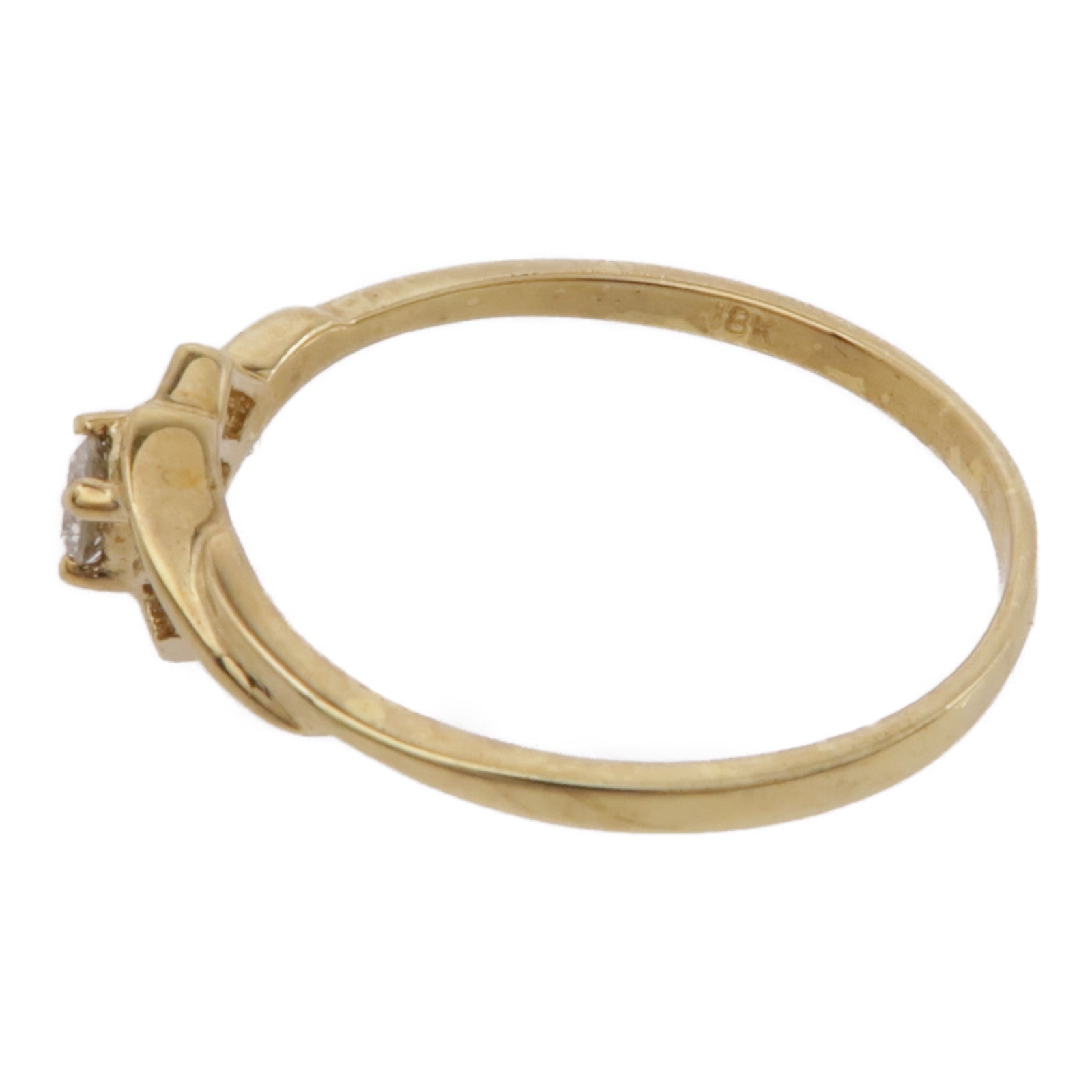 JEWELRY 18K黄金Diamond Ring鑽石戒指US#6
