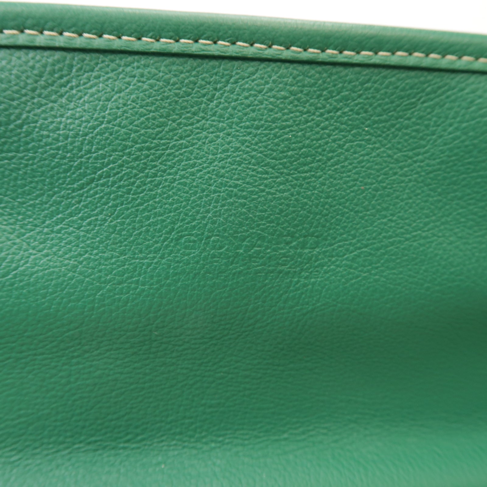 GOYARD 塗層帆布Saint Leger Rucksack銀扣背包綠色