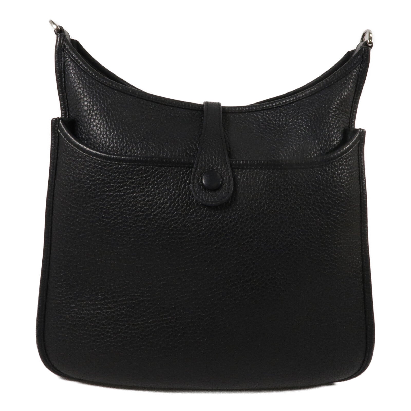 HERMES Clemence皮革Evelyne PM肩背袋Noir