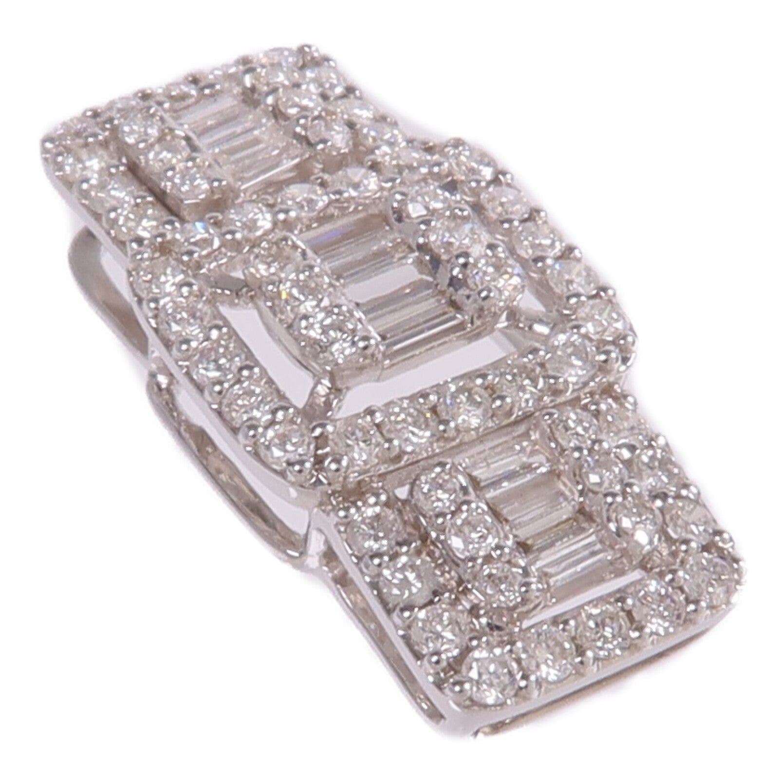 JEWELRY 【激減優惠】18K白金Diamond Pendant Top鑽石吊墜