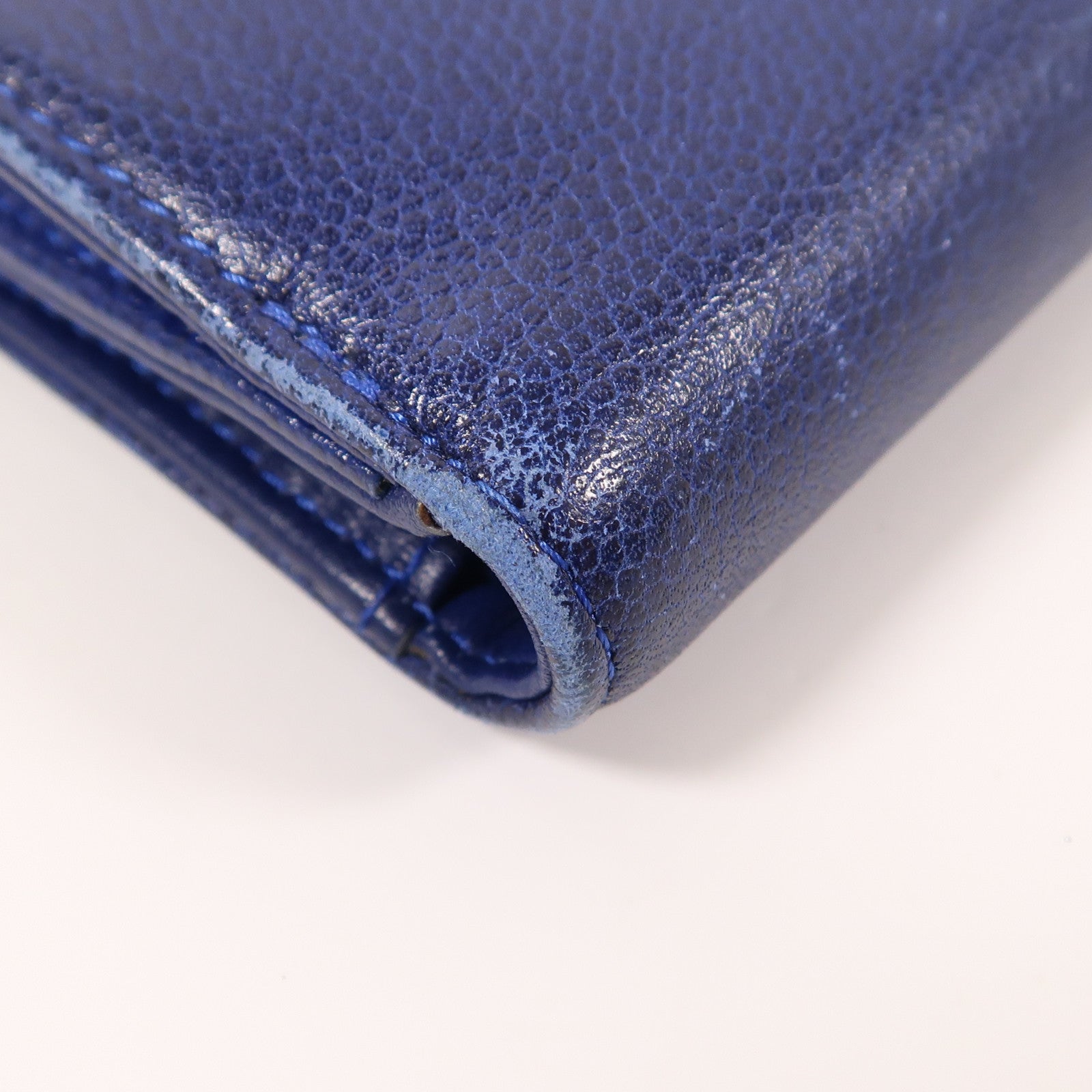 CHANEL 牛皮皮革Wallet銀扣錢包