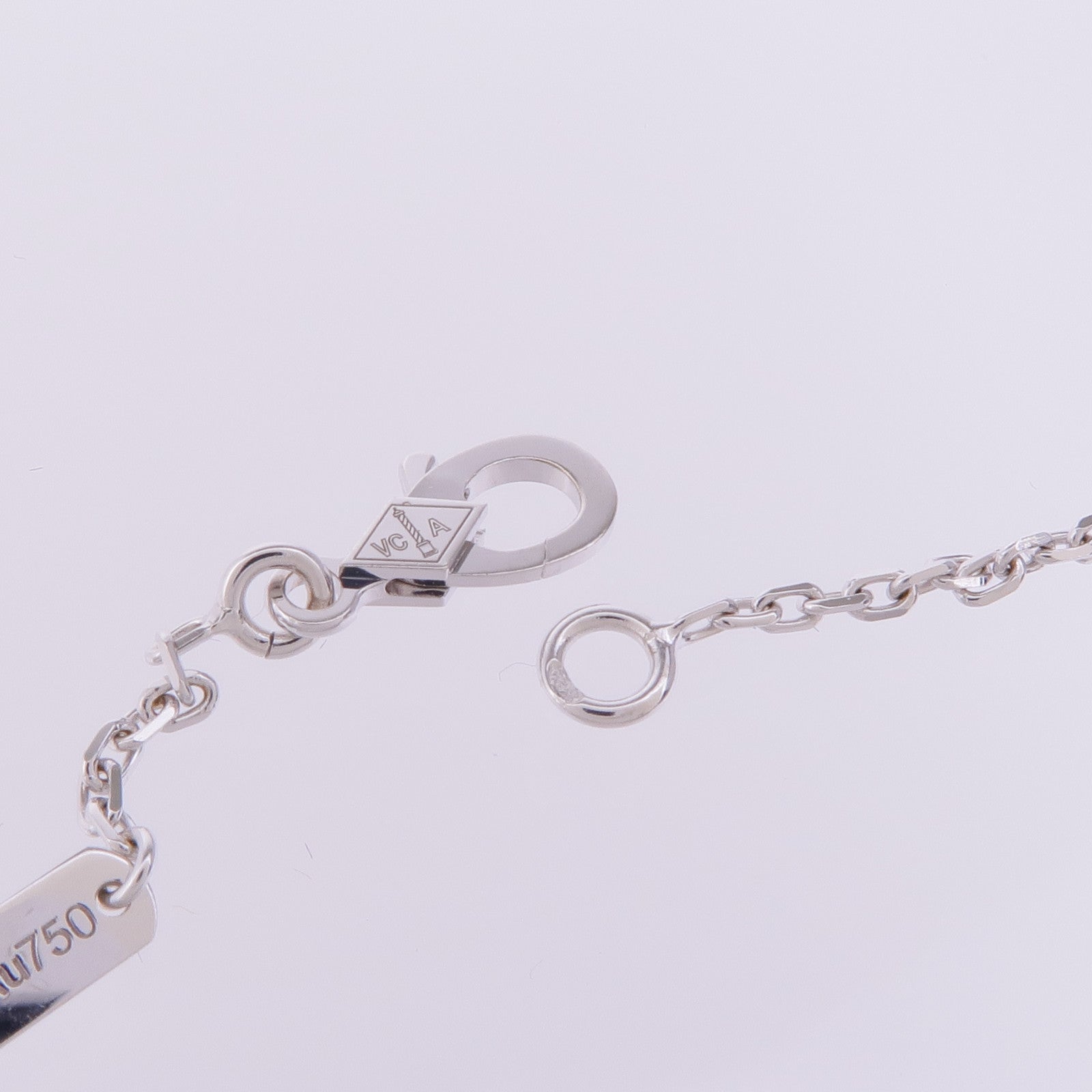 Van Cleef & Arpels 18K白金Two Butterfly Pendant鑽石項鍊