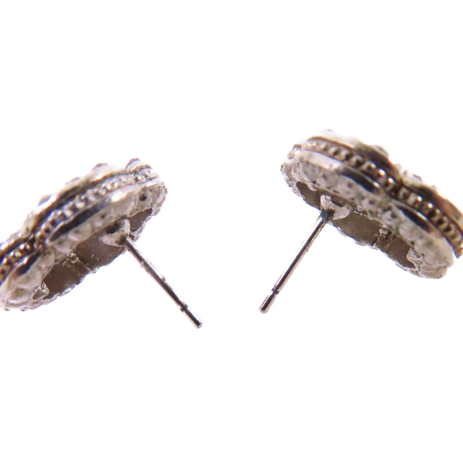 CHANEL 金屬CC Earrings耳環銀色