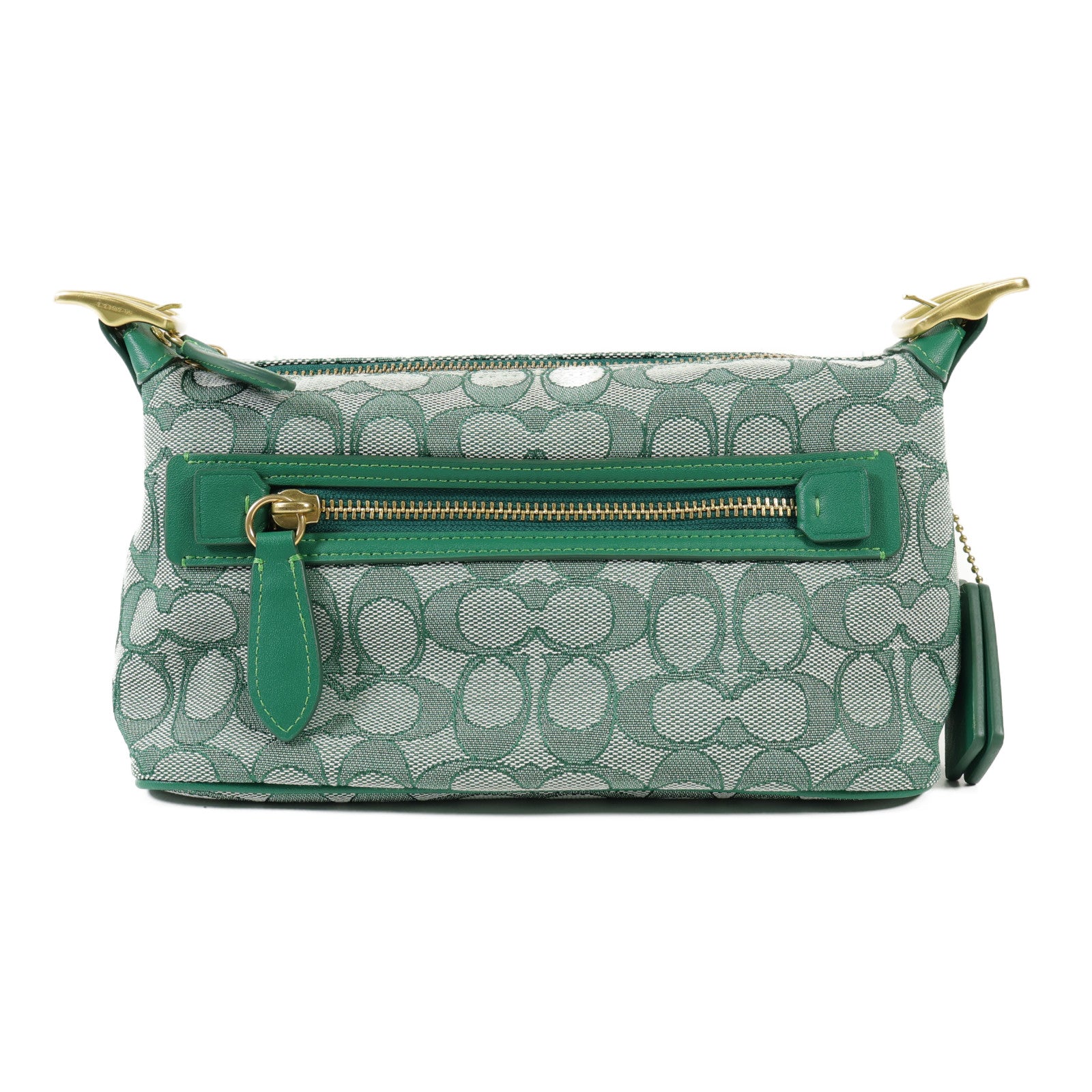 COACH 牛皮皮革Shoulder Bag金扣肩背袋