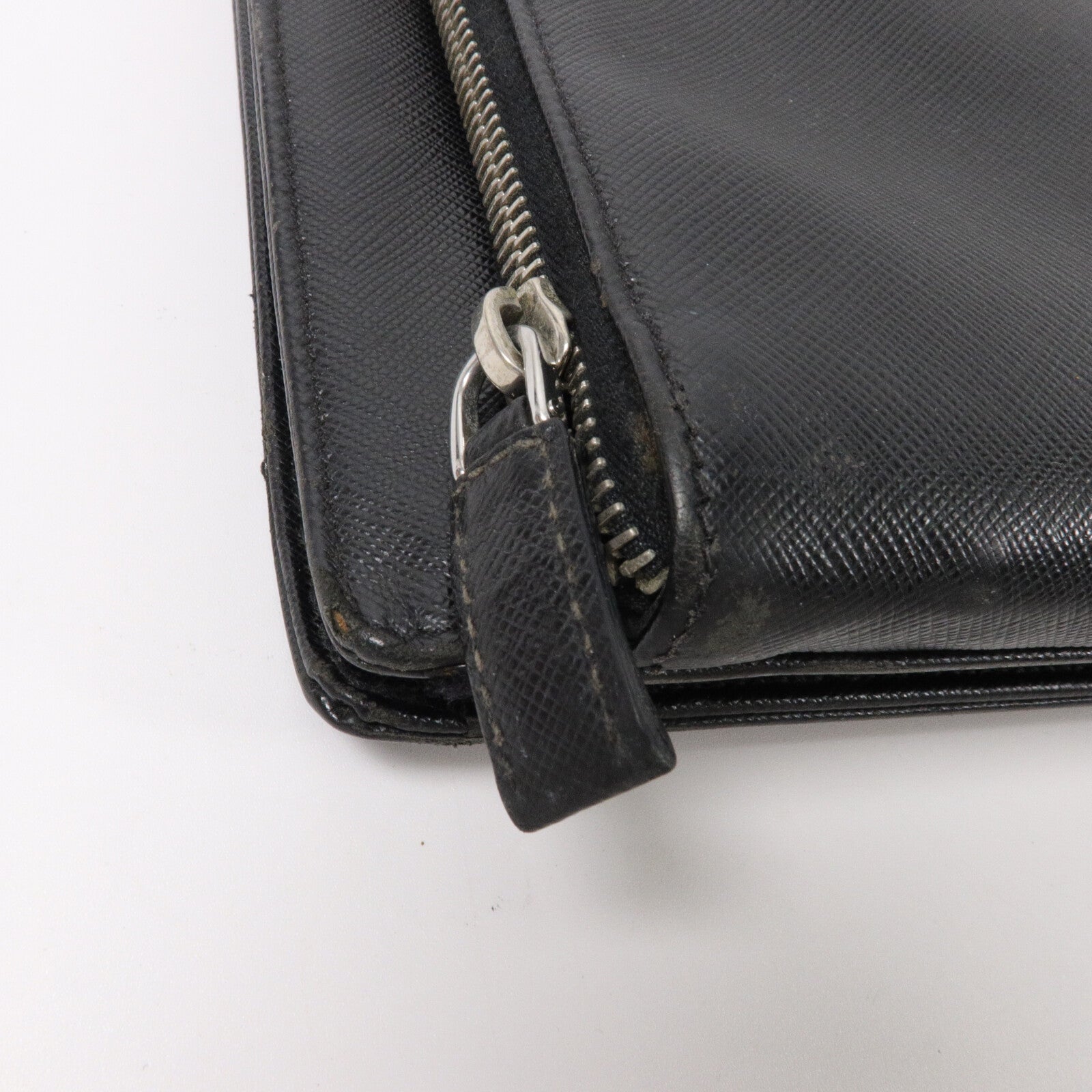 PRADA Saffiano Travel Zip Pocket Briefcase手挽袋