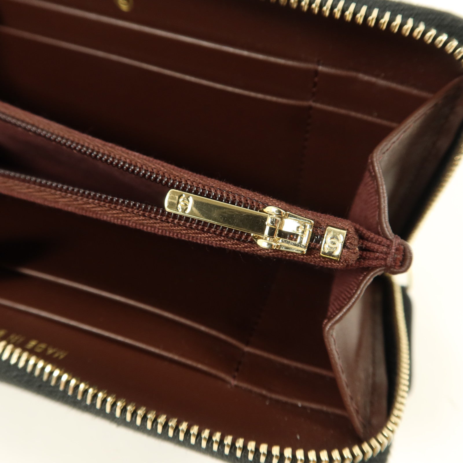 CHANEL 【激減優惠】牛皮皮革Zipper Wallet錢包