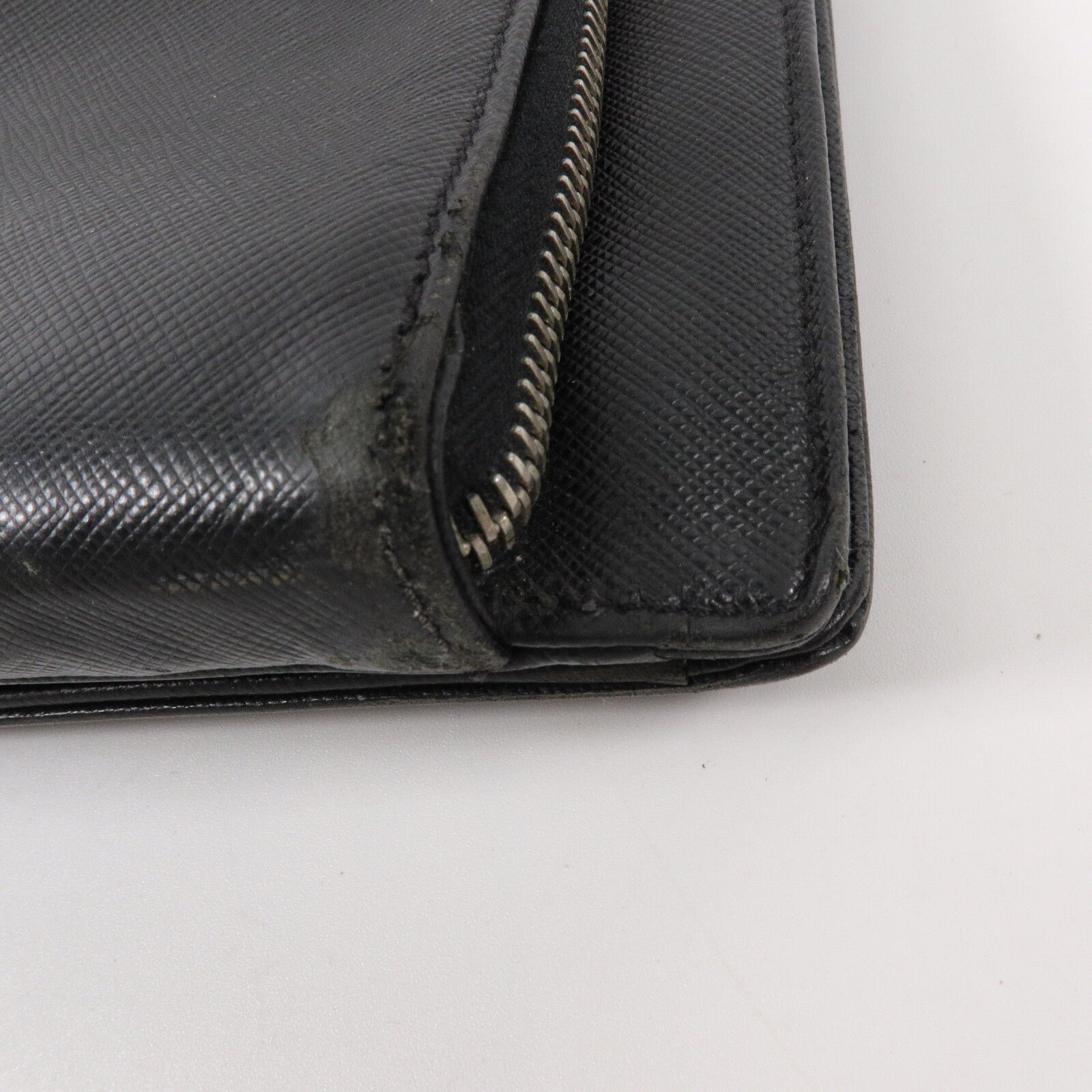 PRADA Saffiano Travel Zip Pocket Briefcase手挽袋