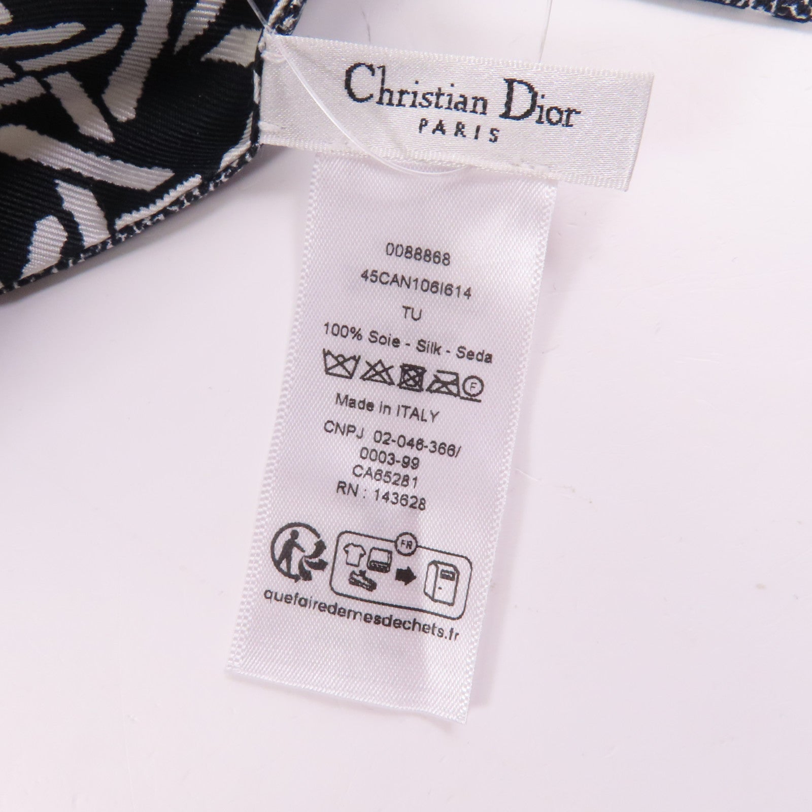 Dior 絲質Scarf絲巾