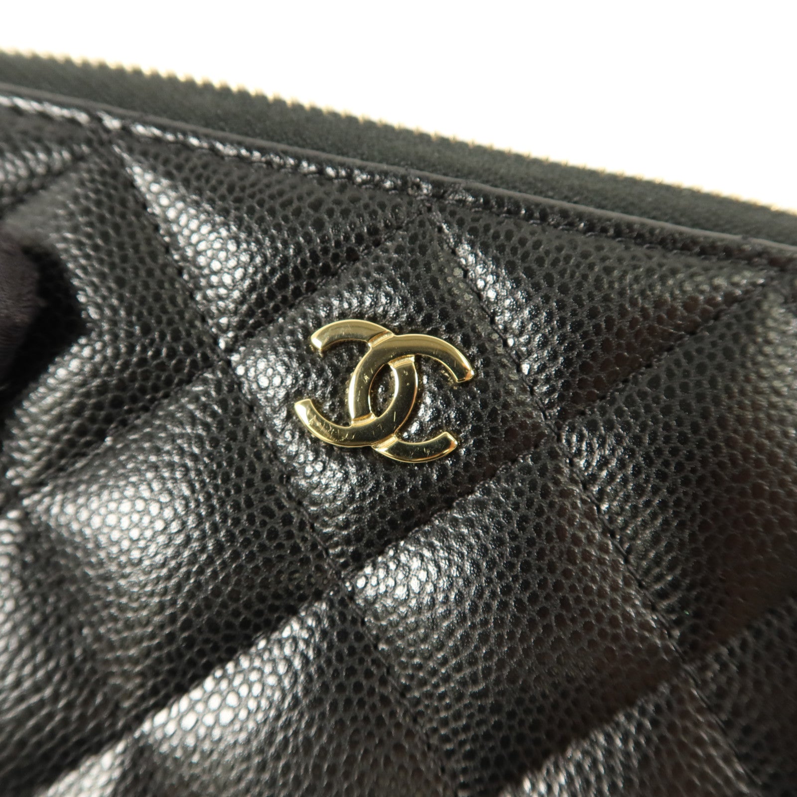 CHANEL 【激減優惠】牛皮皮革Zipper Wallet錢包
