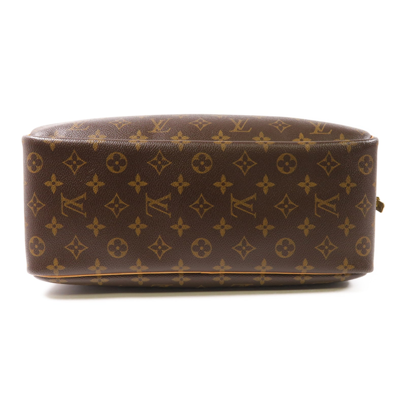 LOUIS VUITTON LV GHW Deauville Handbag M47270 Monogram Brown