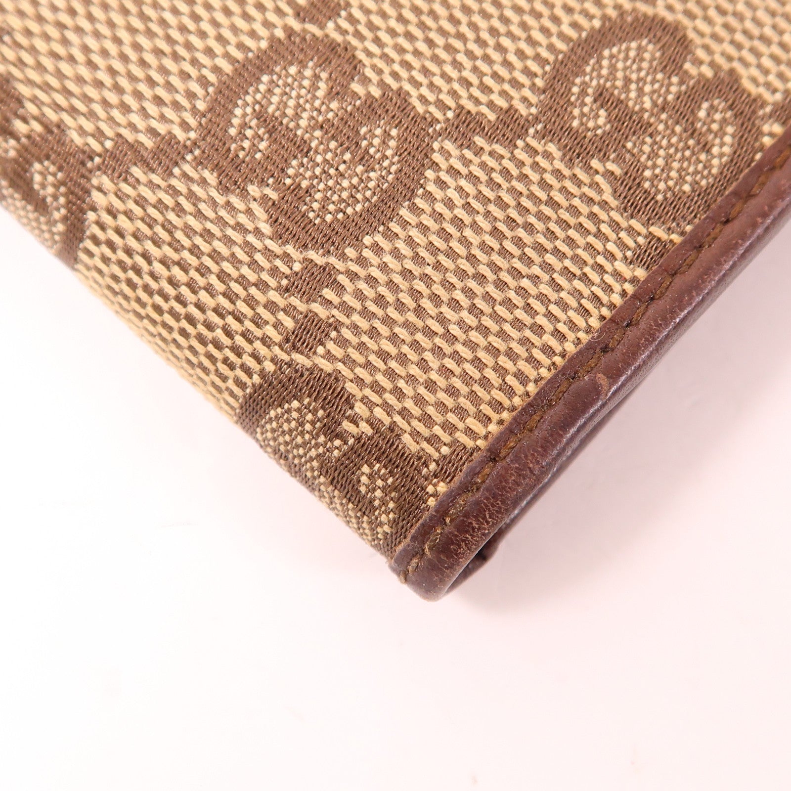 GUCCI 帆布Wallet銀扣錢包