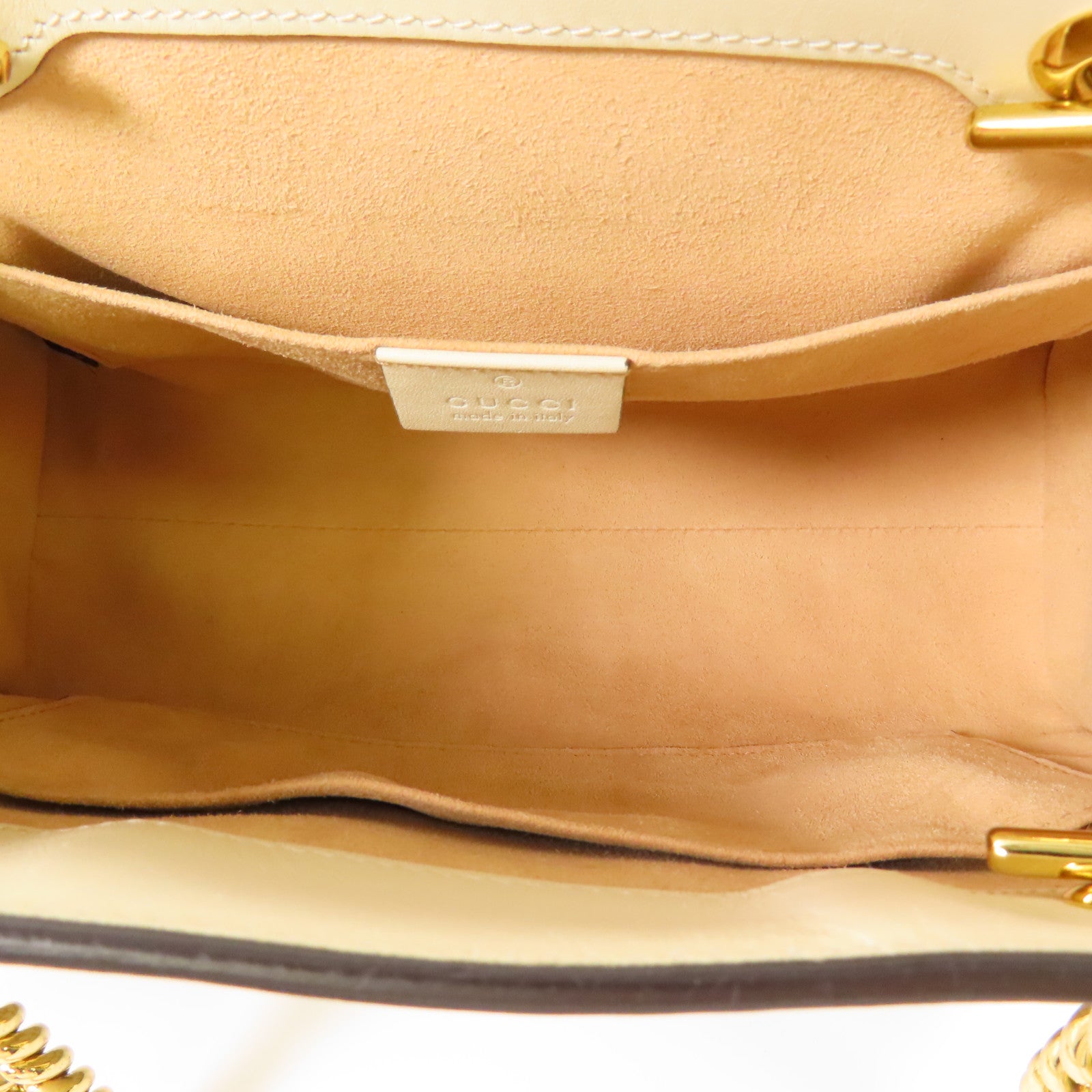 GUCCI 塗層帆布Padlock金扣肩背袋