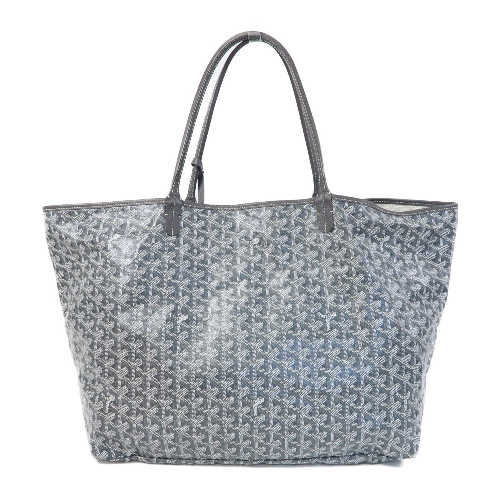 GOYARD 塗層帆布Tote Bag銀扣手挽袋灰色