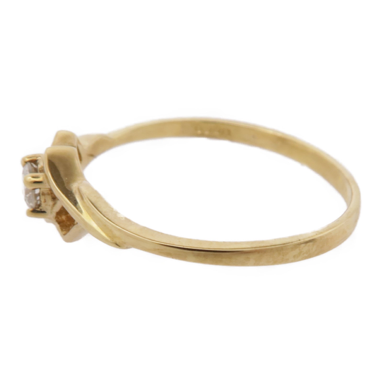 JEWELRY 18K黄金Diamond Ring鑽石戒指US#6