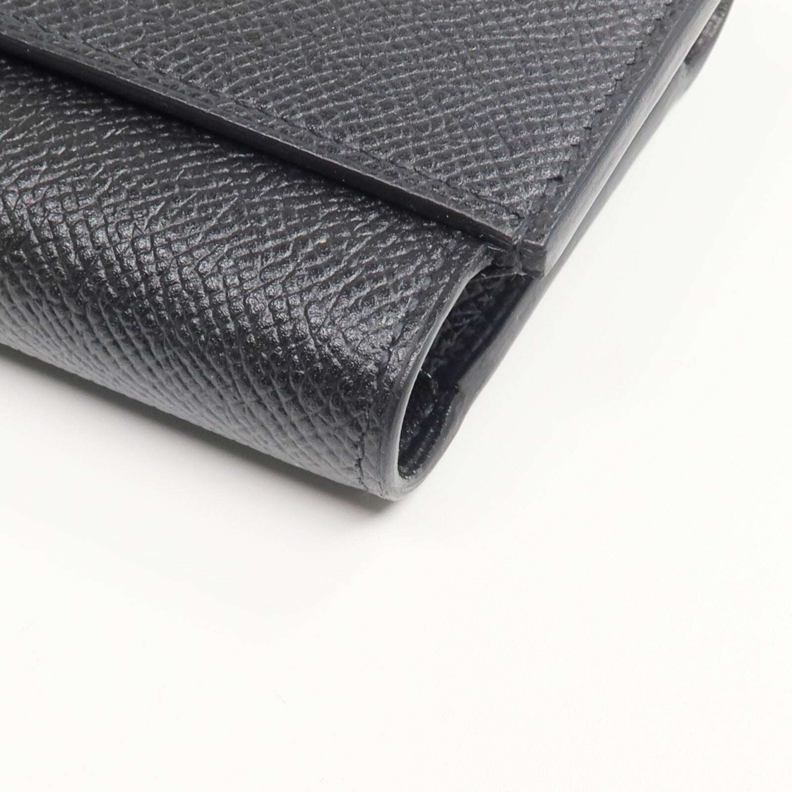 HERMES Epsom皮革Passant Long Wallet長錢包Noir