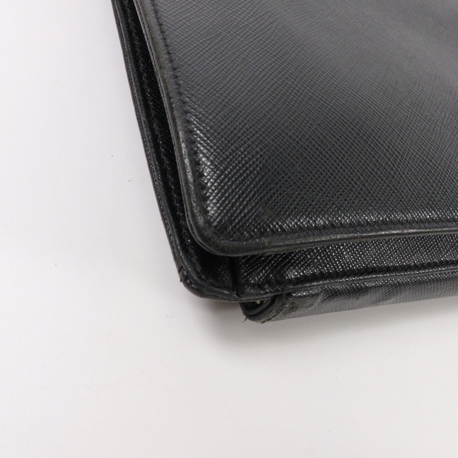 PRADA Saffiano Travel Zip Pocket Briefcase手挽袋