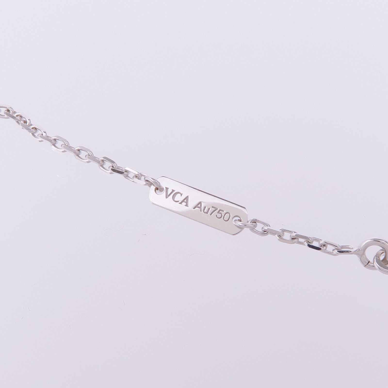 Van Cleef & Arpels 18K白金Two Butterfly Pendant鑽石項鍊