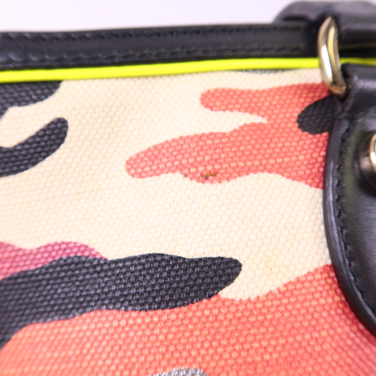 Dior 帆布Dior X Anselm Reyle銀扣肩背袋