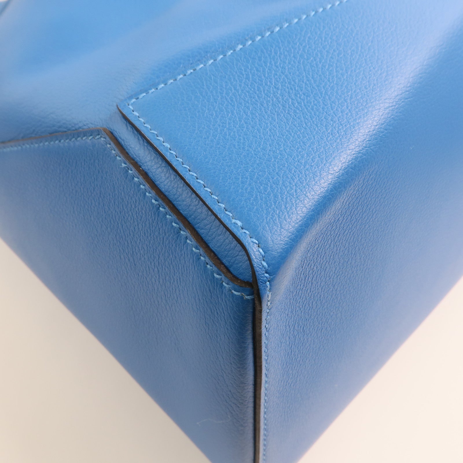 HERMES Evercolor皮革Flash Sailor Backpack銀扣背包Bleu Hydra