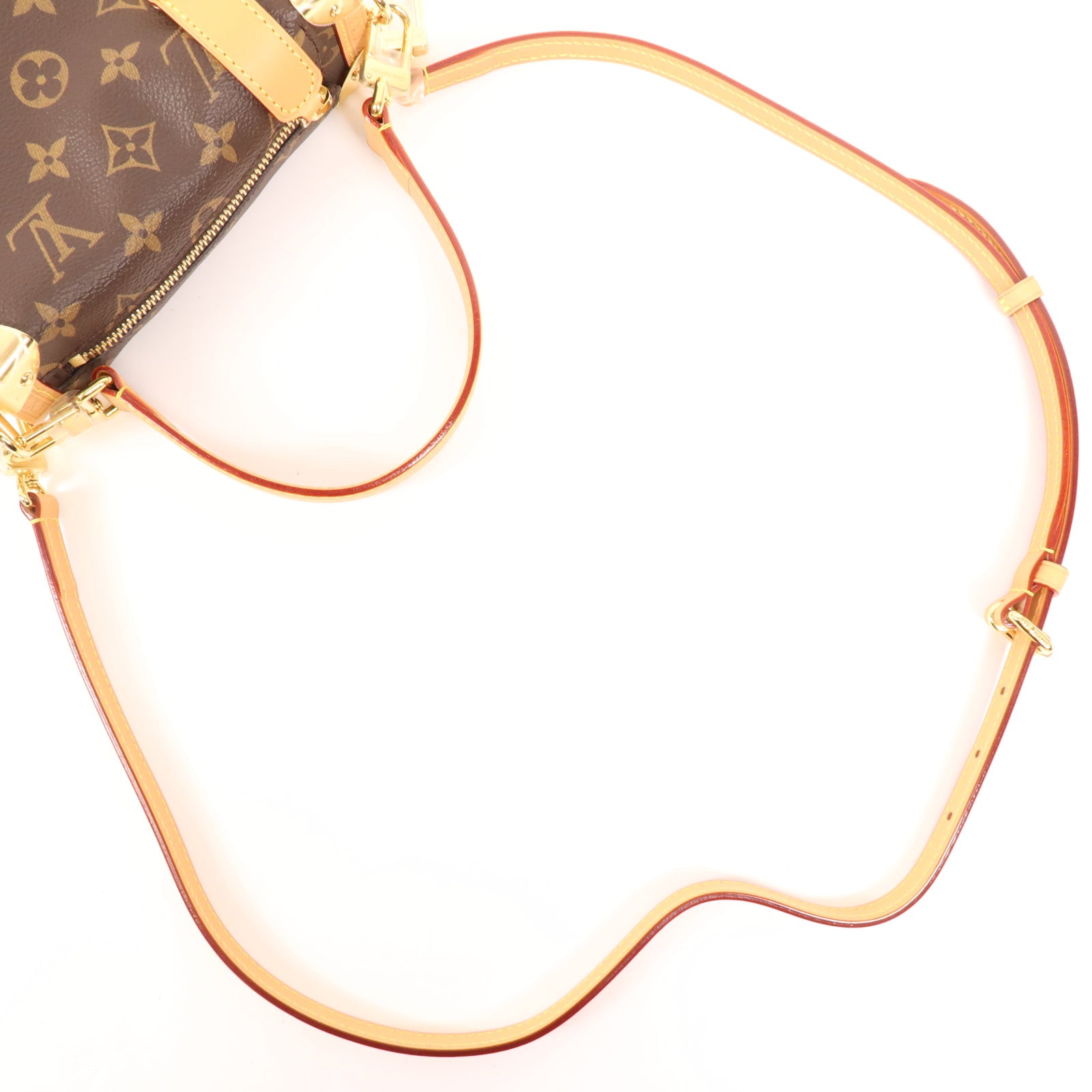 LOUIS VUITTON Monogram Side Trunk PM金扣手挽肩背兩用袋