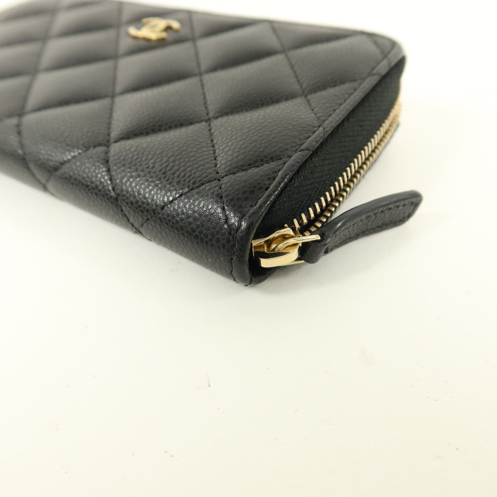 CHANEL 【激減優惠】牛皮皮革Zipper Wallet錢包