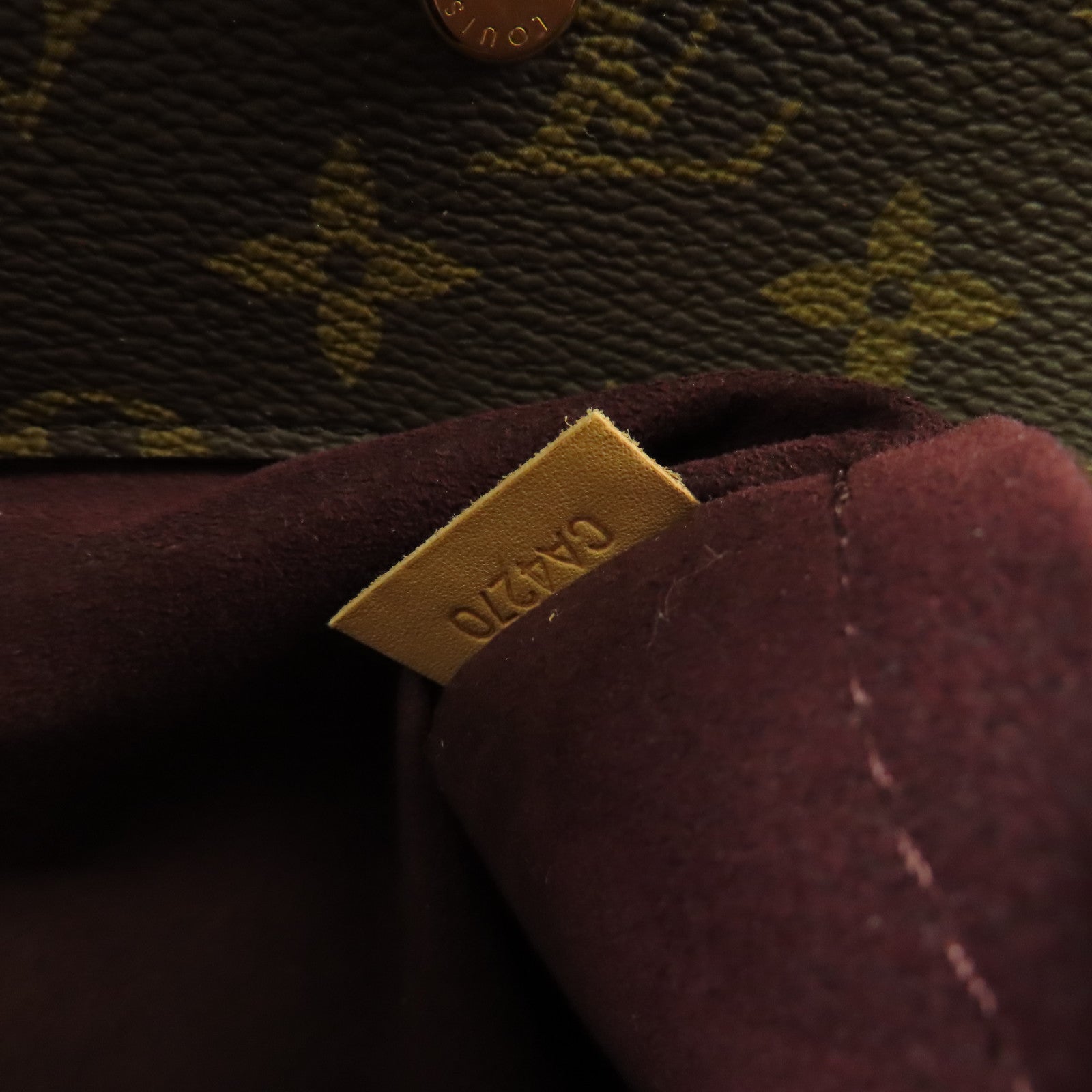 LOUIS VUITTON Monogram Montaigne MM金扣手挽肩背兩用袋