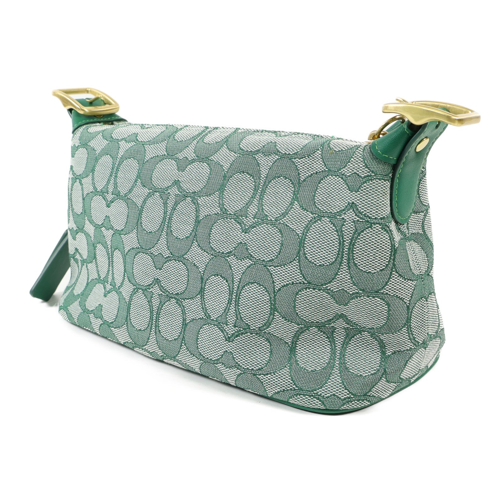 COACH 牛皮皮革Shoulder Bag金扣肩背袋