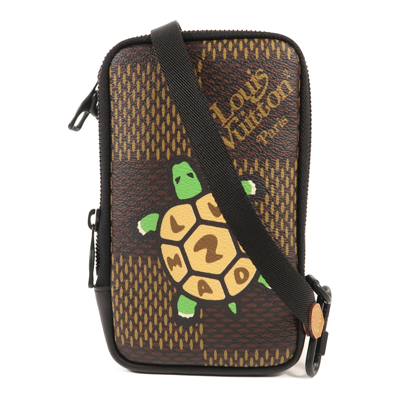 LOUIS VUITTON Damier LV x Nigo Phone Pouch肩背袋