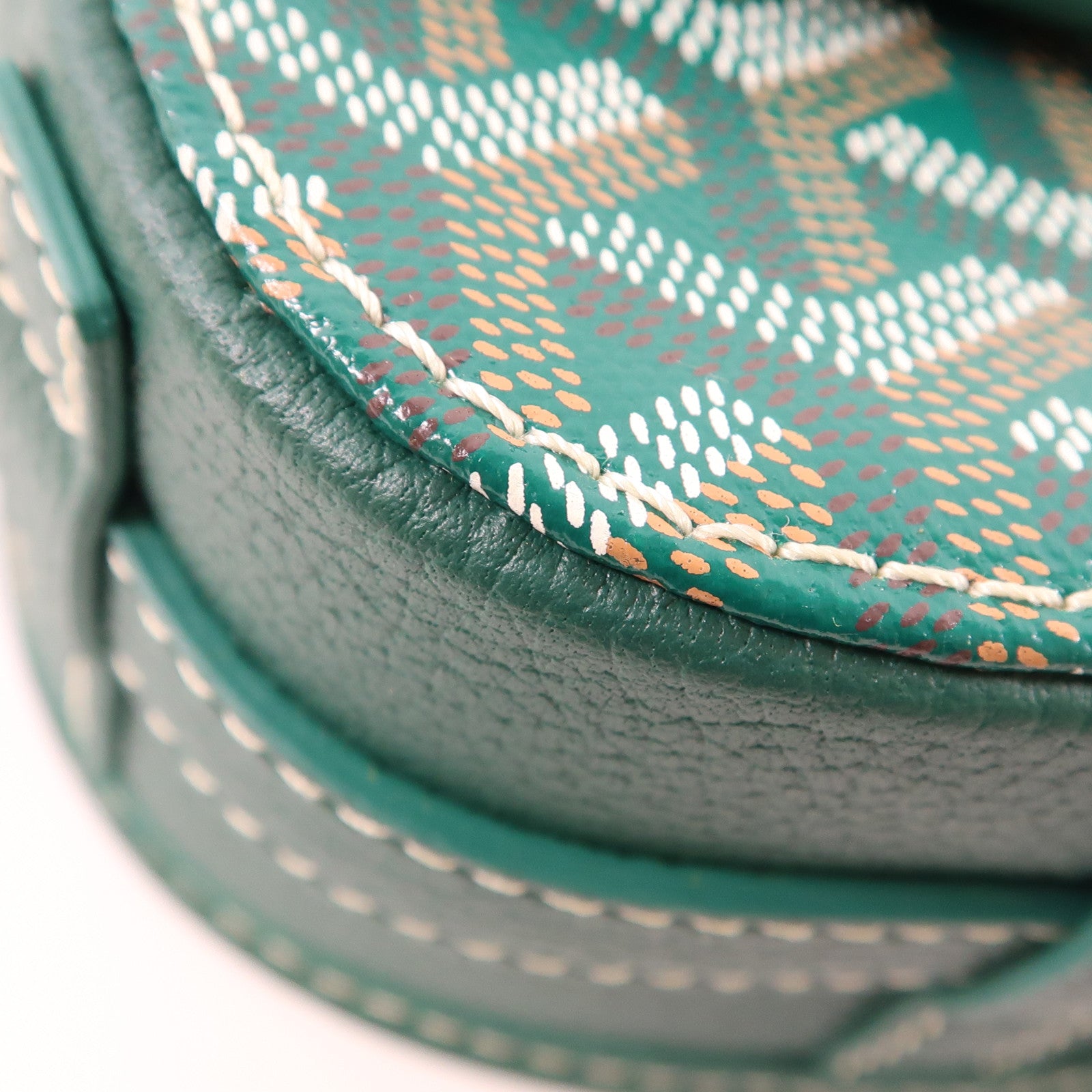 GOYARD 【激減優惠】塗層帆布Belvedere PM銀扣肩背袋