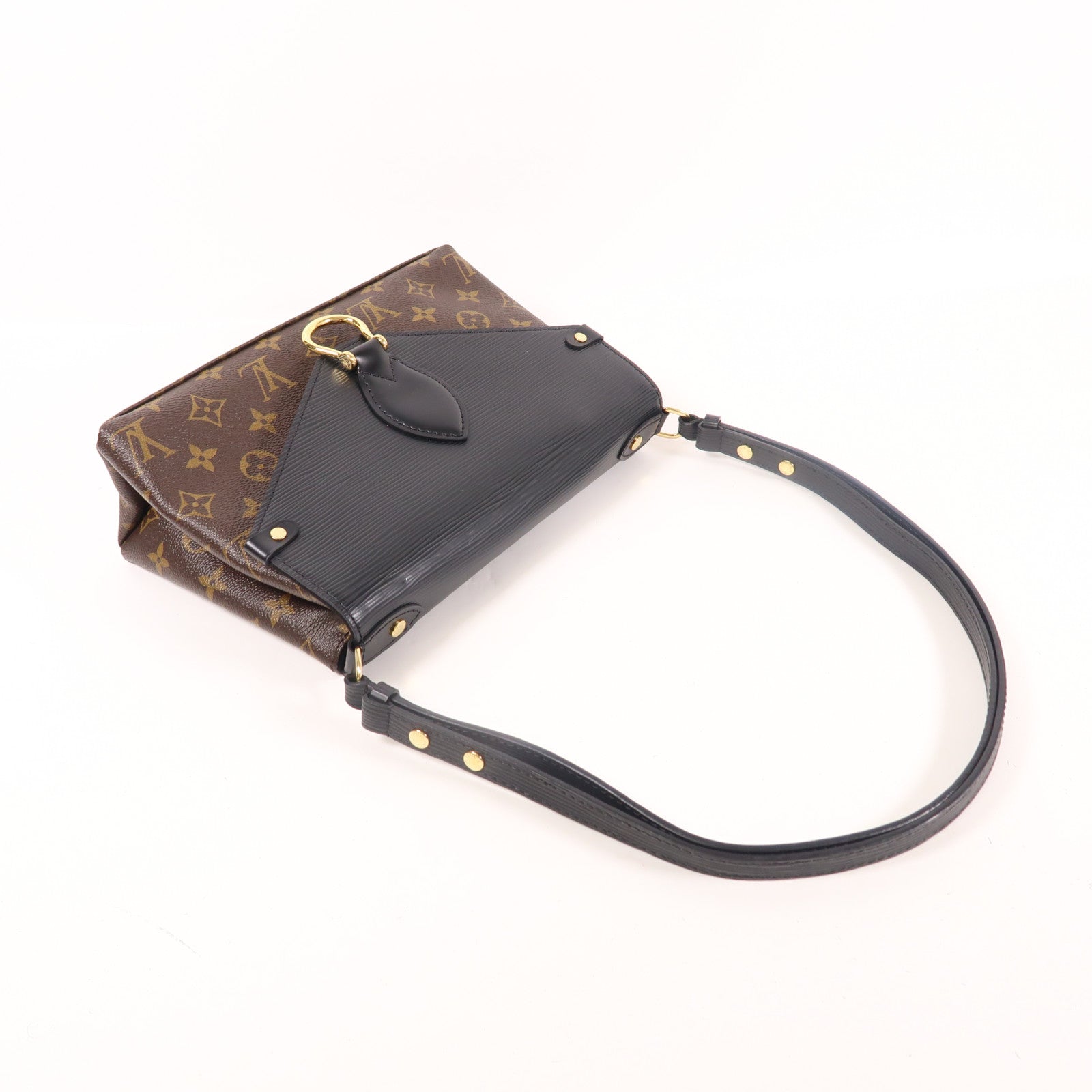 LOUIS VUITTON Monogram/Epi Saint Michel金扣肩背袋