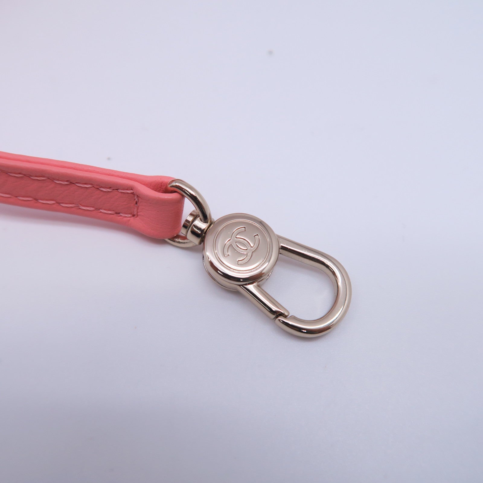 CHANEL 【激減優惠】帆布Deauville金扣手挽肩背兩用袋橙色