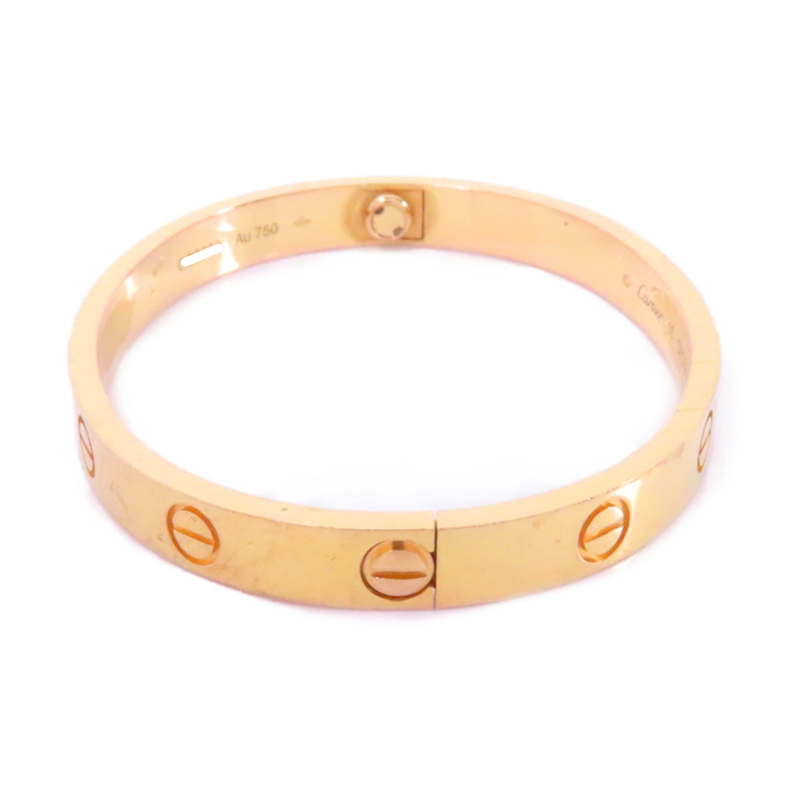 CARTIER 18K玫瑰金Love Bracelet手鏈Cartier#16