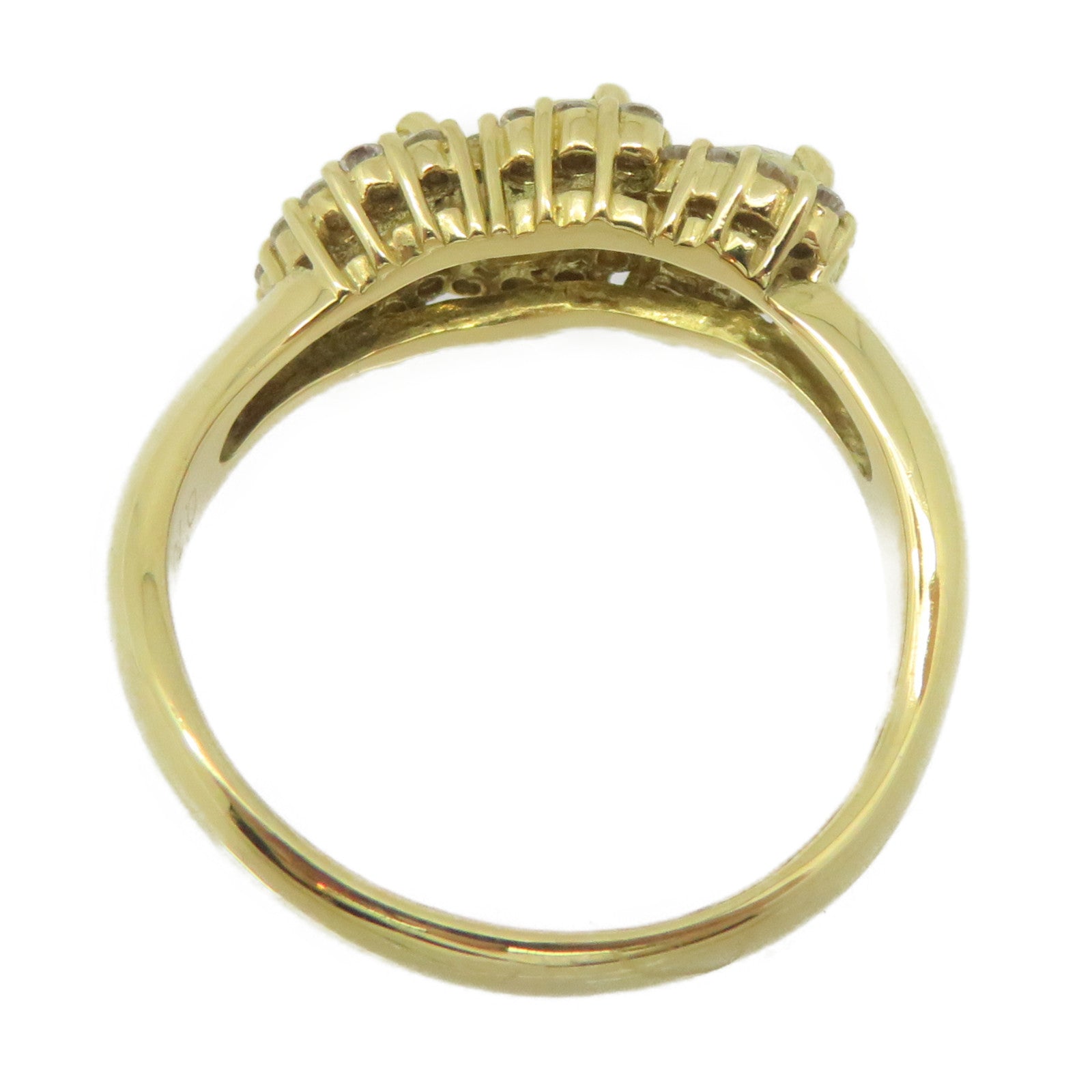 JEWELRY 18K Gold/0.78ct Diamond Ring US#6.75