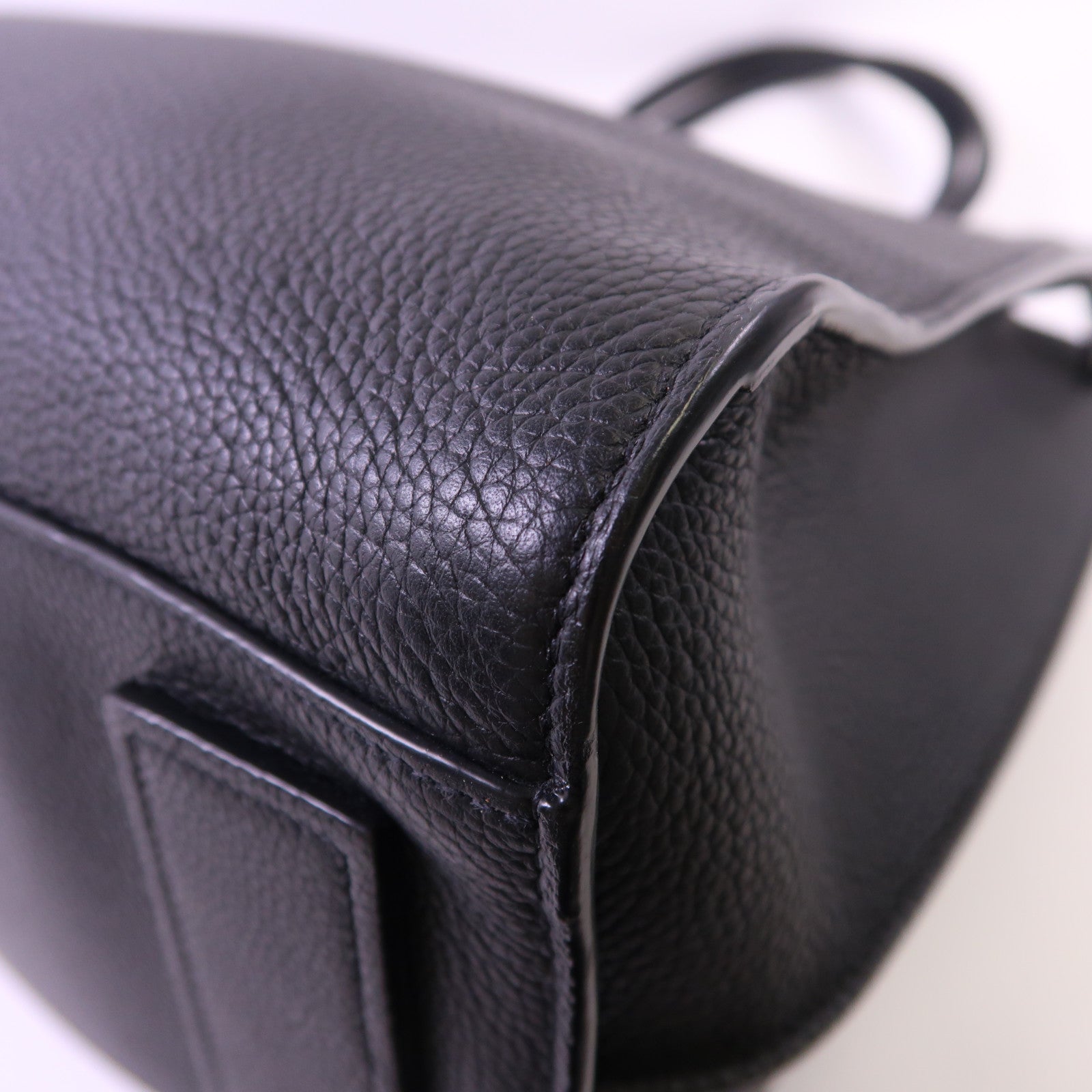 YVES SAINT LAURENT 牛皮皮革Shoulder Tote銀扣肩背袋/手挽袋
