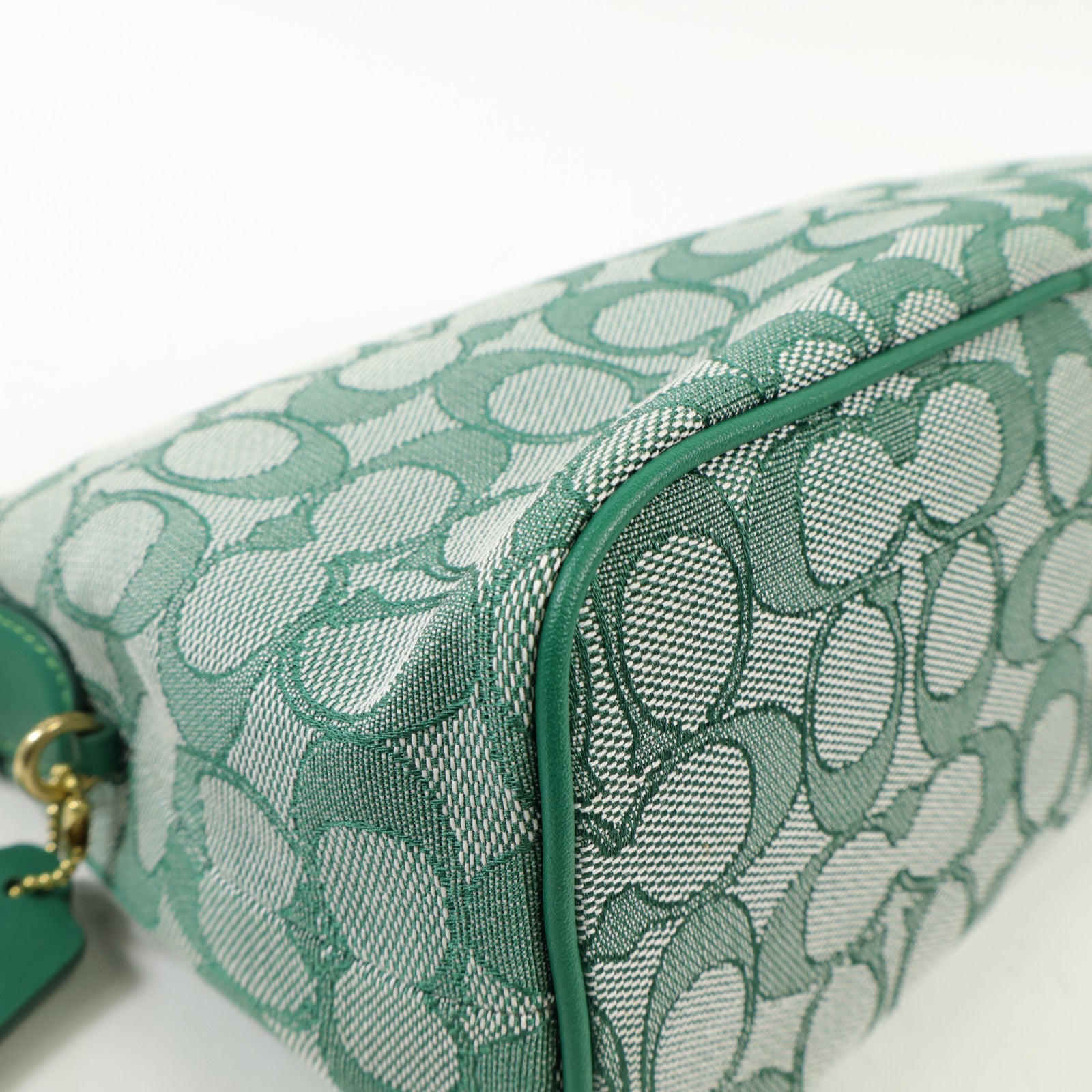 COACH 牛皮皮革Shoulder Bag金扣肩背袋