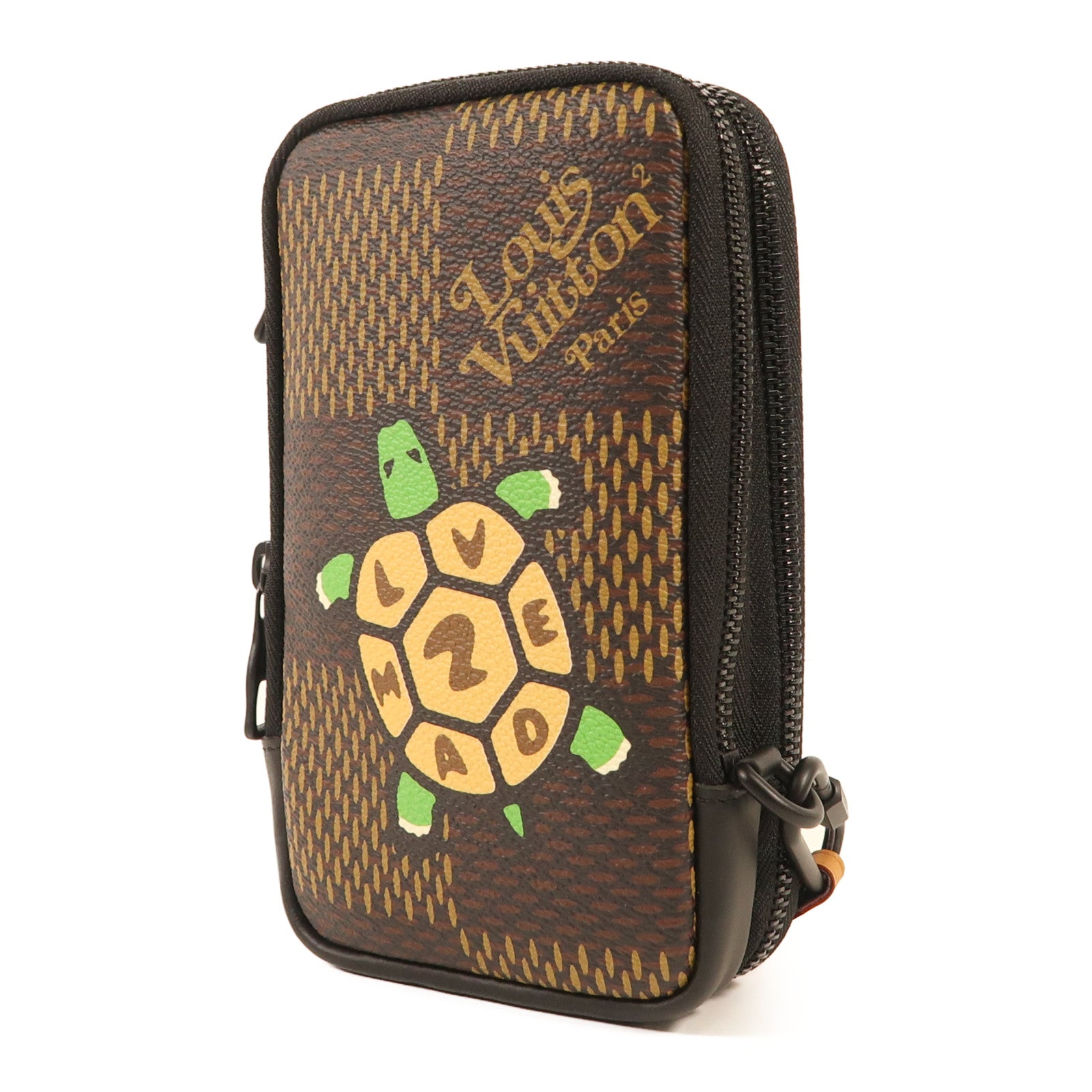 LOUIS VUITTON Damier LV x Nigo Phone Pouch肩背袋