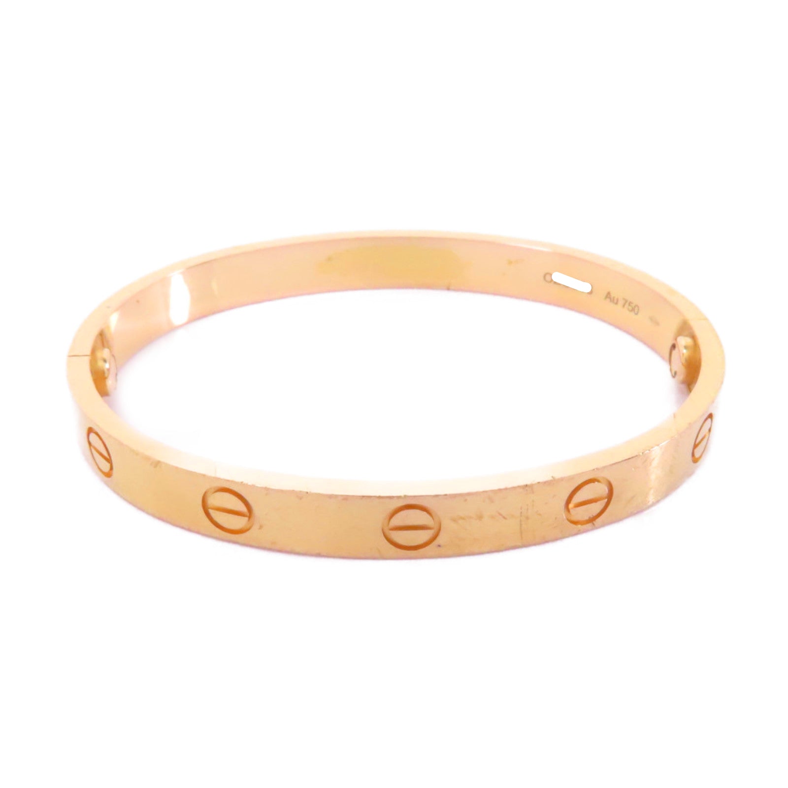 CARTIER 18K玫瑰金Love Bracelet手鏈Cartier#16