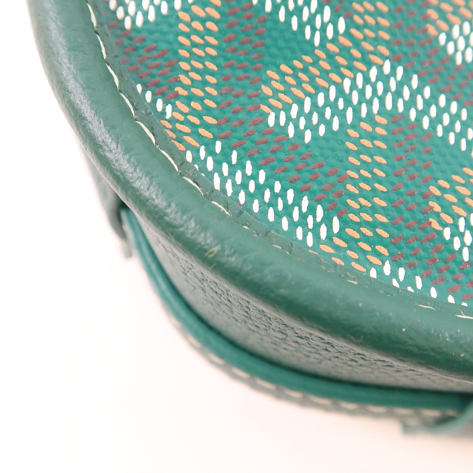 GOYARD 塗層帆布Belvedere PM銀扣肩背袋