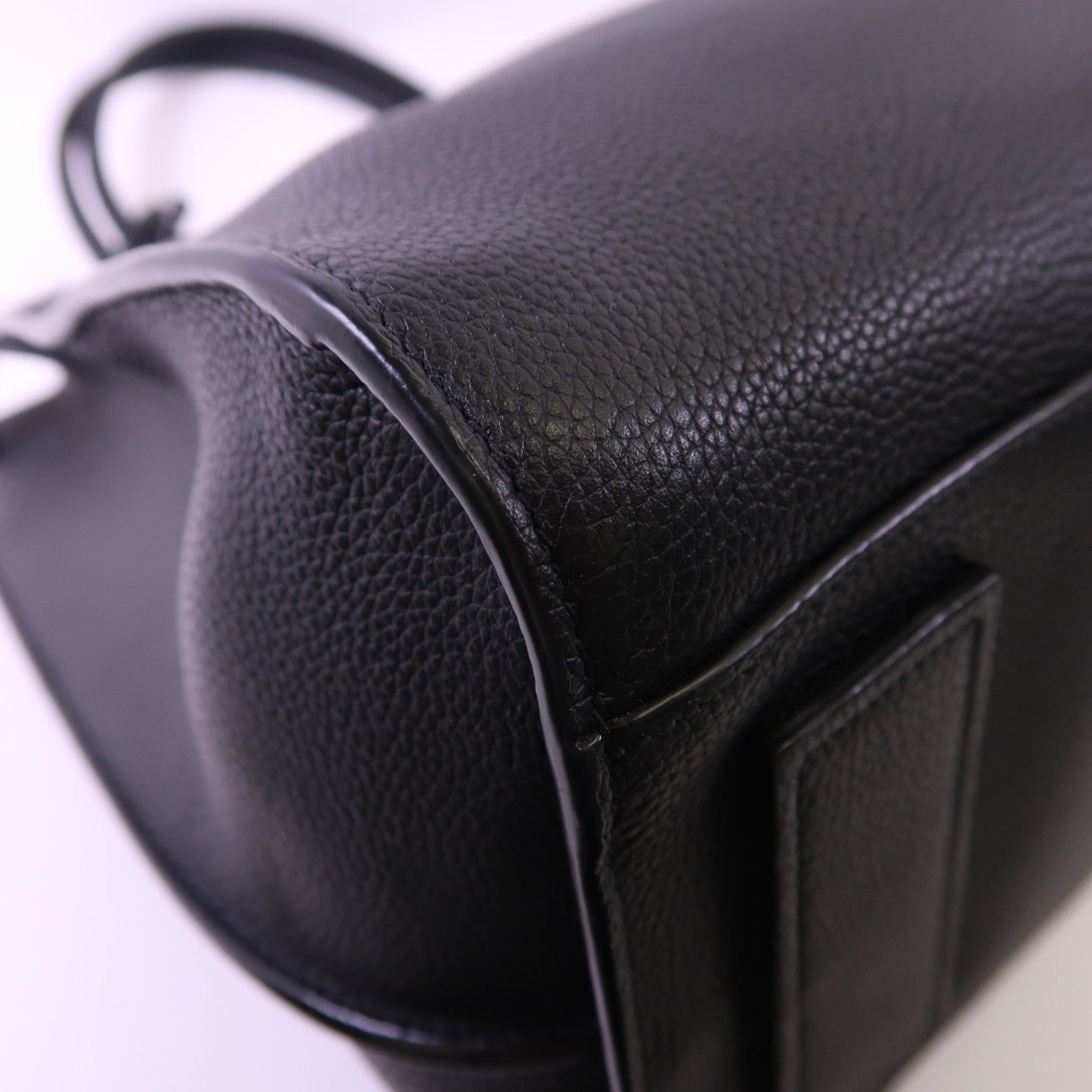 YVES SAINT LAURENT 牛皮皮革Shoulder Tote銀扣肩背袋/手挽袋