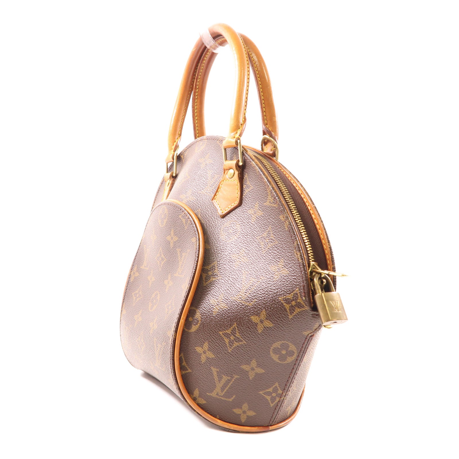 LOUIS VUITTON Monogram Ellipse PM金扣手挽袋