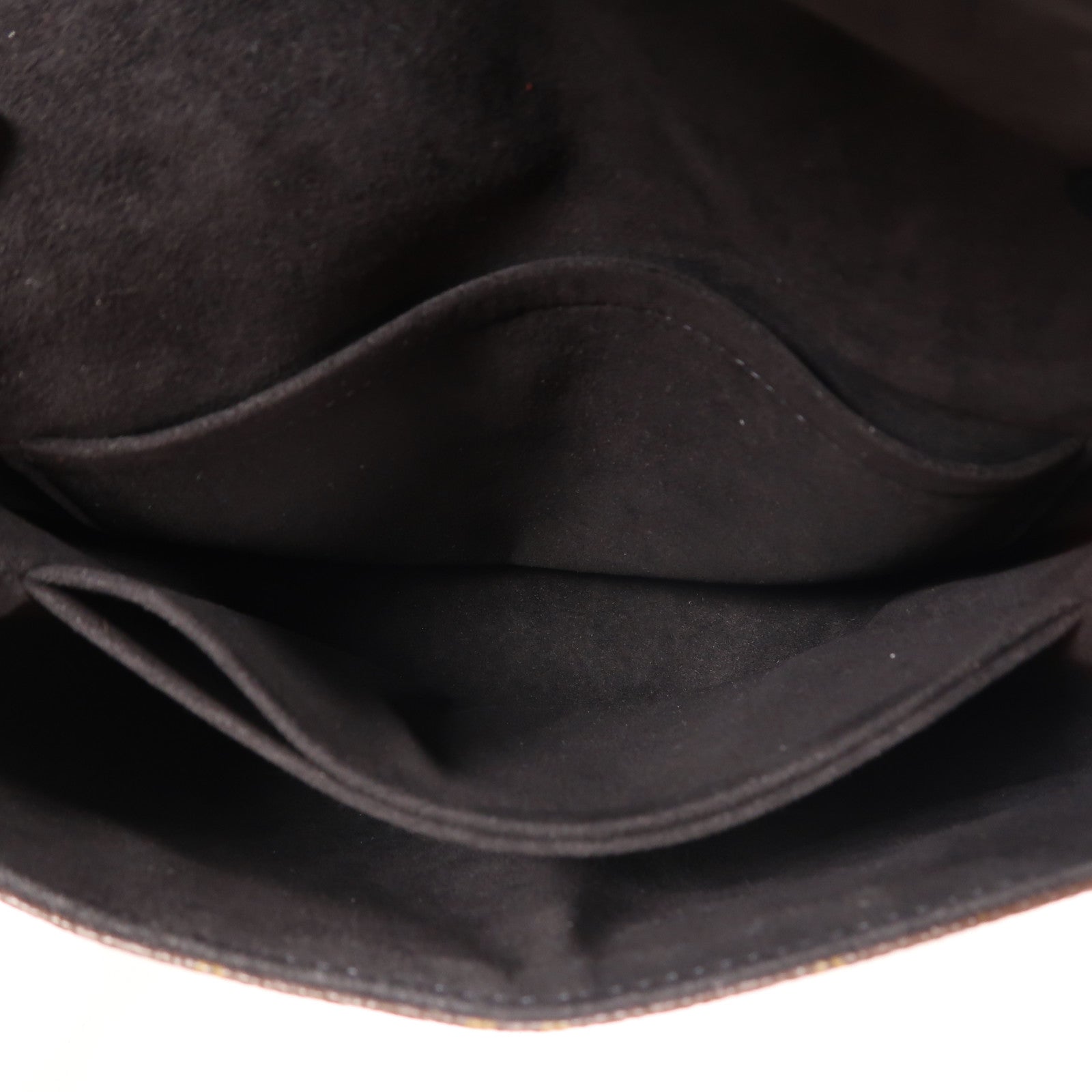 LOUIS VUITTON LV GHW Saint Michel Shoulder Bag M44030 Monogram/Epi Brown/Black