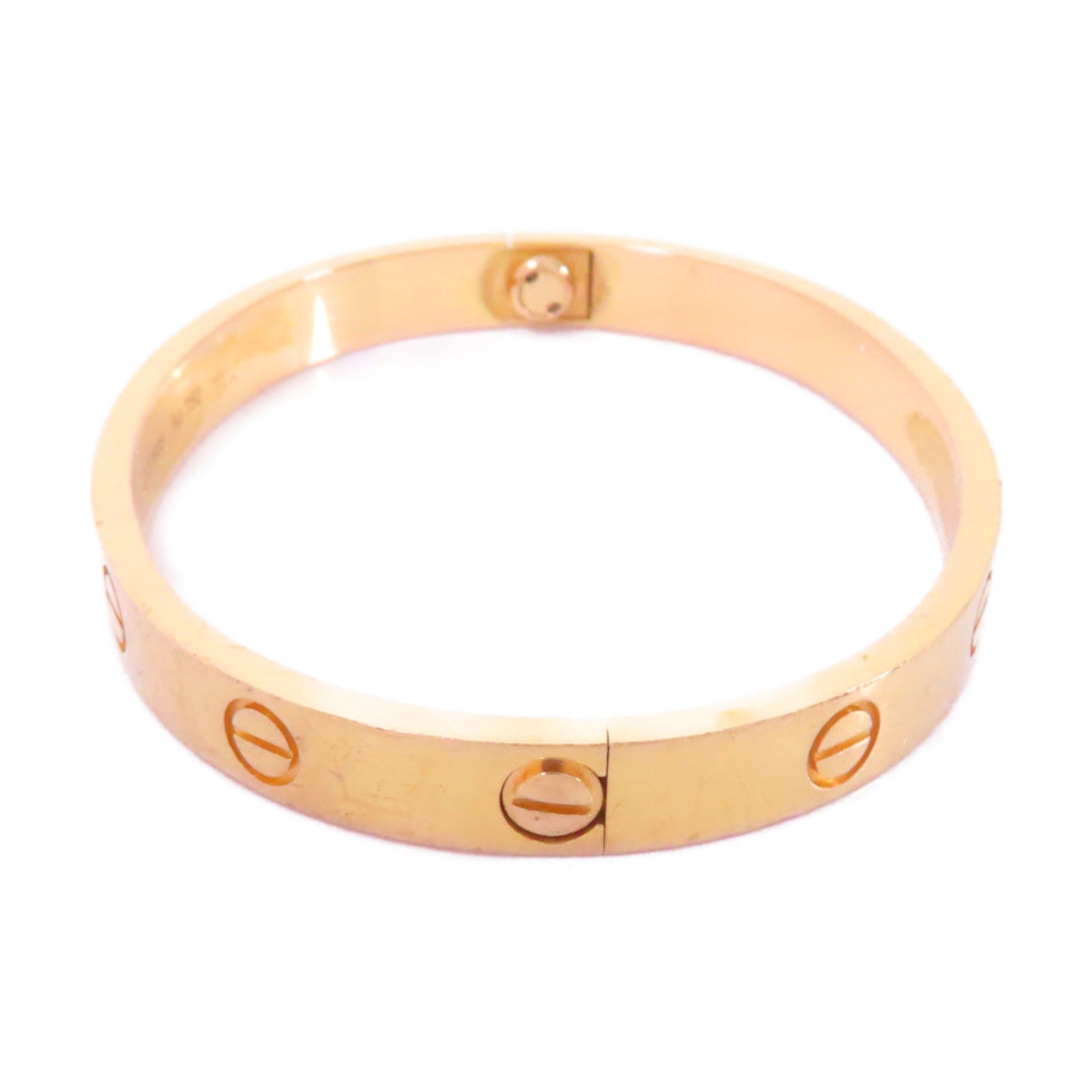 CARTIER 18K玫瑰金Love Bracelet手鏈Cartier#16