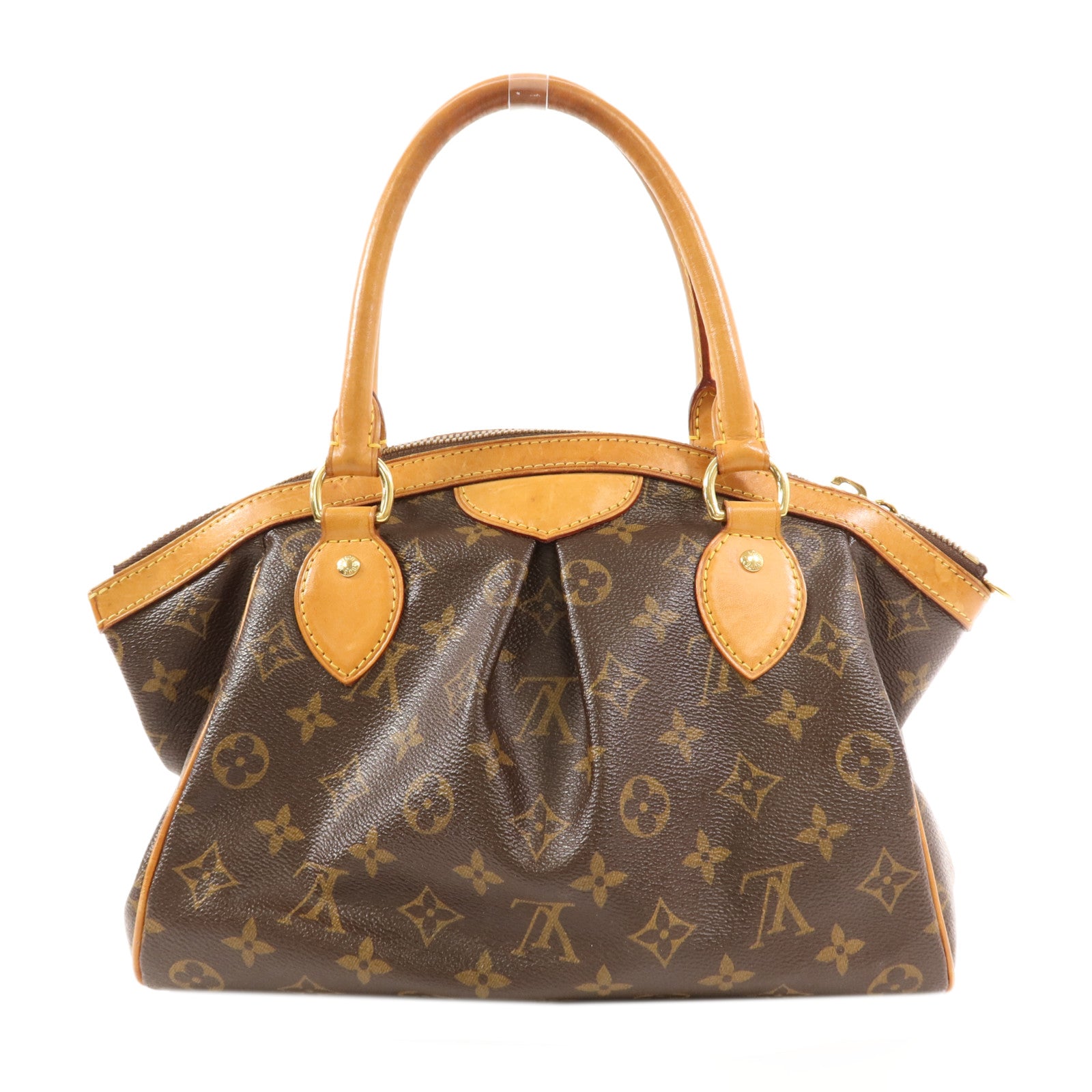 LOUIS VUITTON Monogram Tivoli PM金扣手挽袋